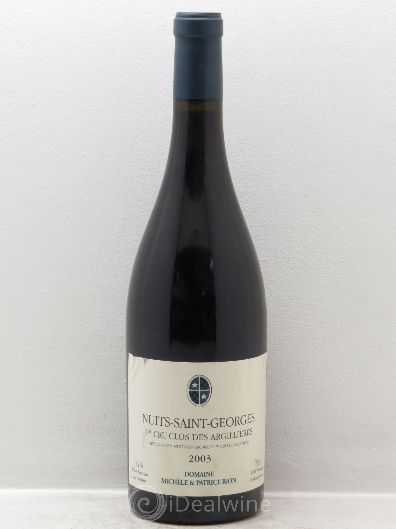 Nuits-Saint-Georges 1er Cru Les Argilières - Patrice Rion 2003 - Lot de 6 bouteilles - 0