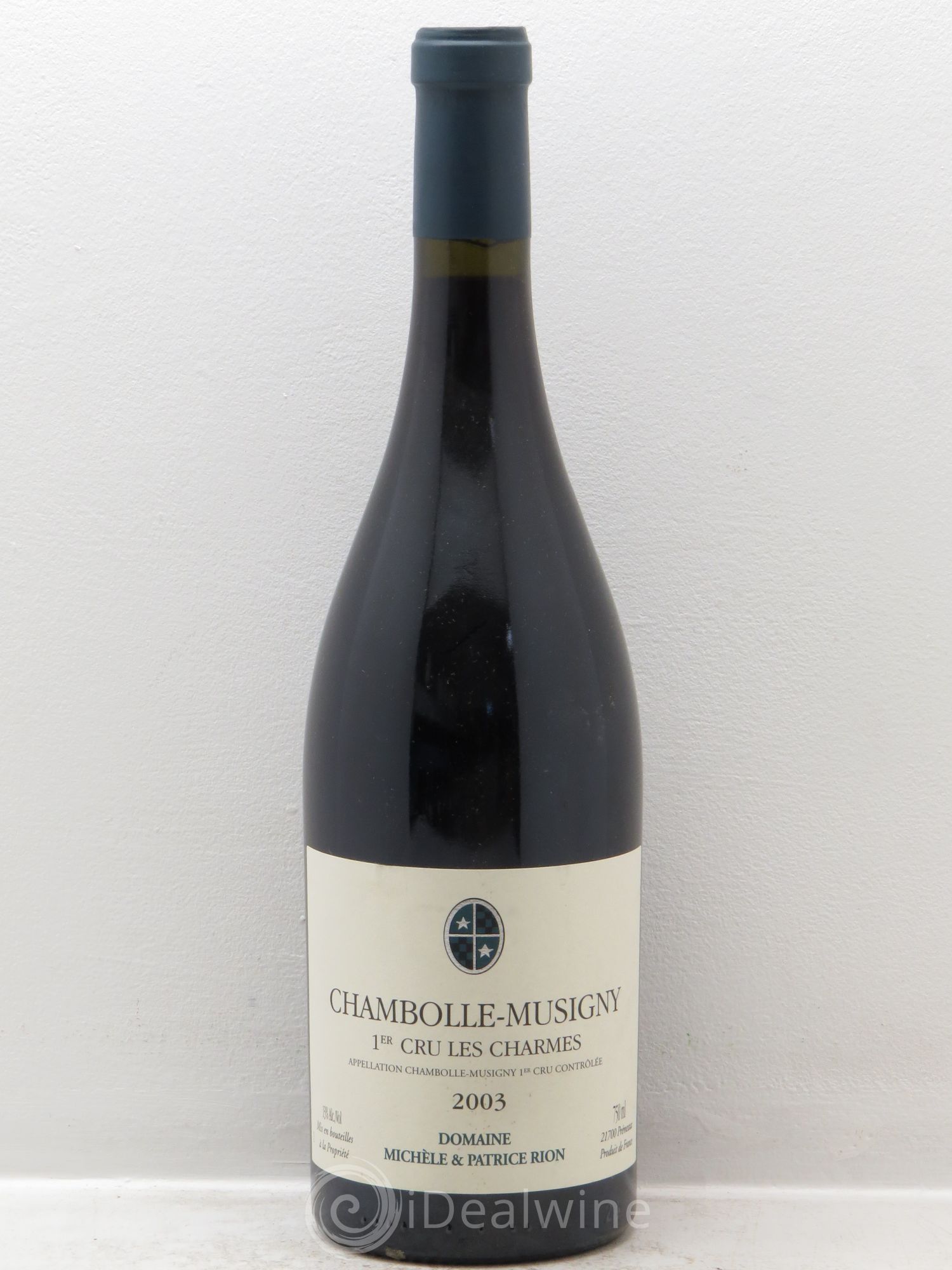 Chambolle-Musigny 1er Cru Patrice Rion 2003 - Lot de 6 bouteilles - 0
