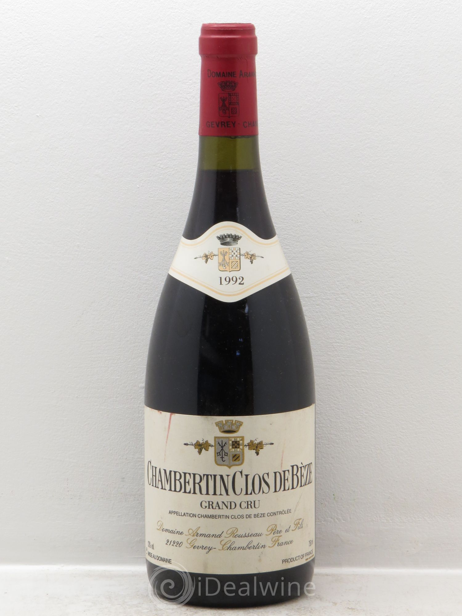 Chambertin Clos de Bèze Grand Cru Armand Rousseau (Domaine) 1992 - Lot de 1 bouteille - 0