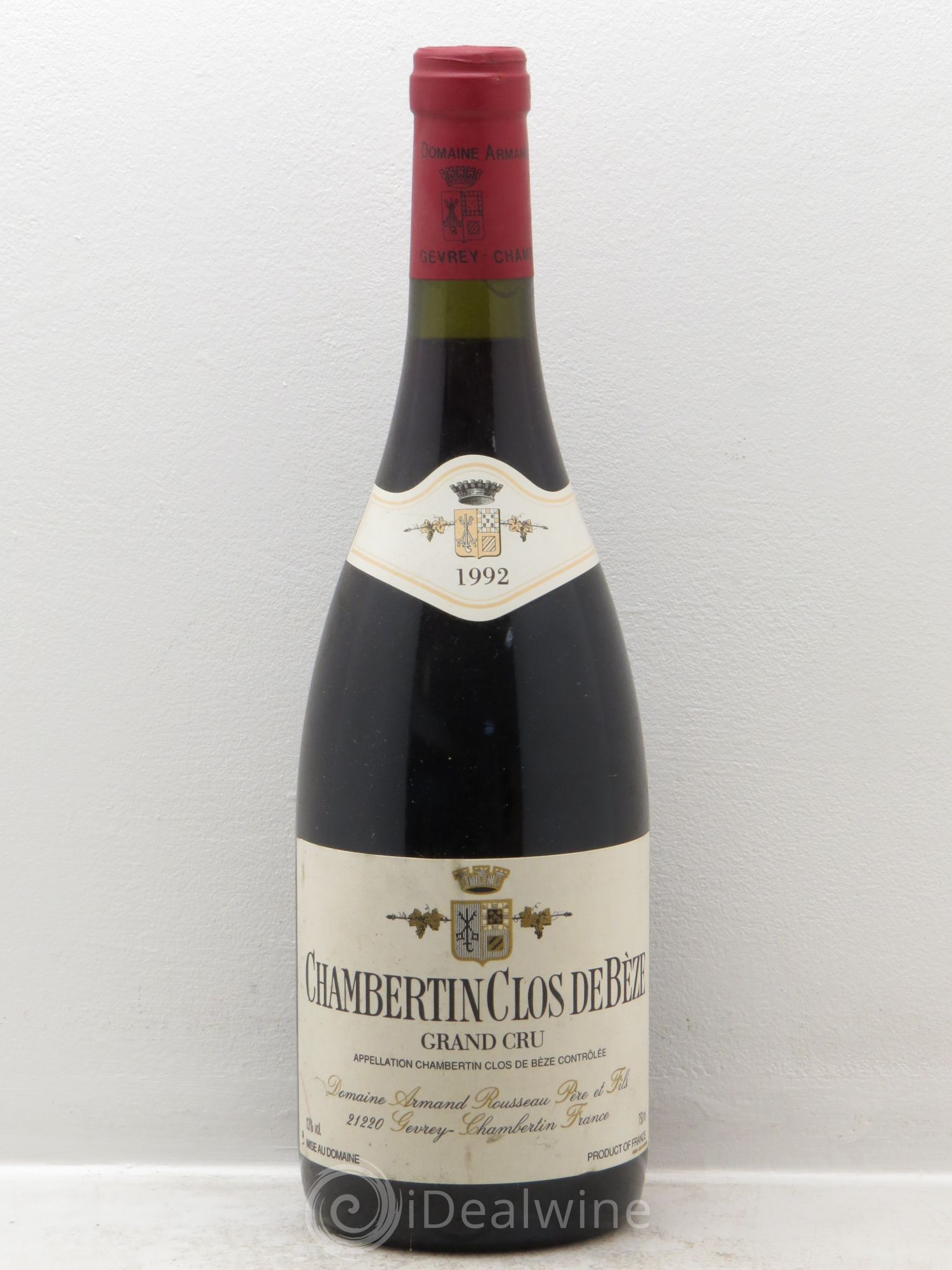 Chambertin Clos de Bèze Grand Cru Armand Rousseau (Domaine) 1992 - Lot de 1 bouteille - 0