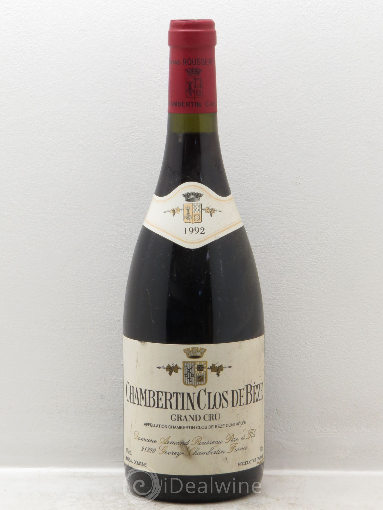 Chambertin Clos de Bèze Grand Cru Armand Rousseau (Domaine) 1992 - Lot de 1 bouteille - 0