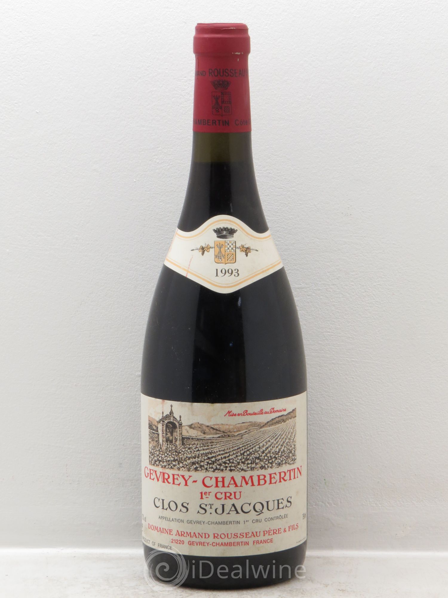 Gevrey-Chambertin 1er Cru Clos Saint-Jacques Armand Rousseau (Domaine) 1993 - Lot de 1 bouteille - 0