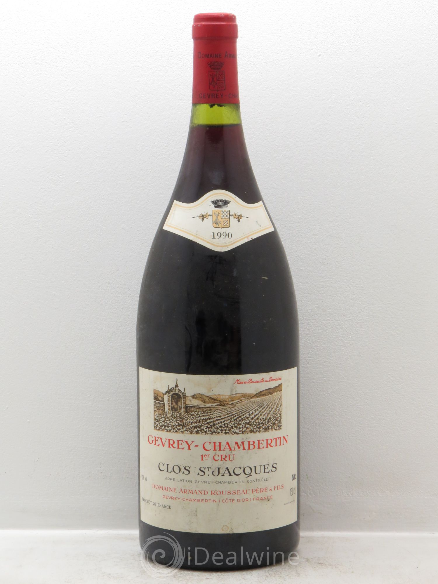 Gevrey-Chambertin 1er Cru Clos Saint-Jacques Armand Rousseau (Domaine) 1990 - Lot de 1 magnum - 0