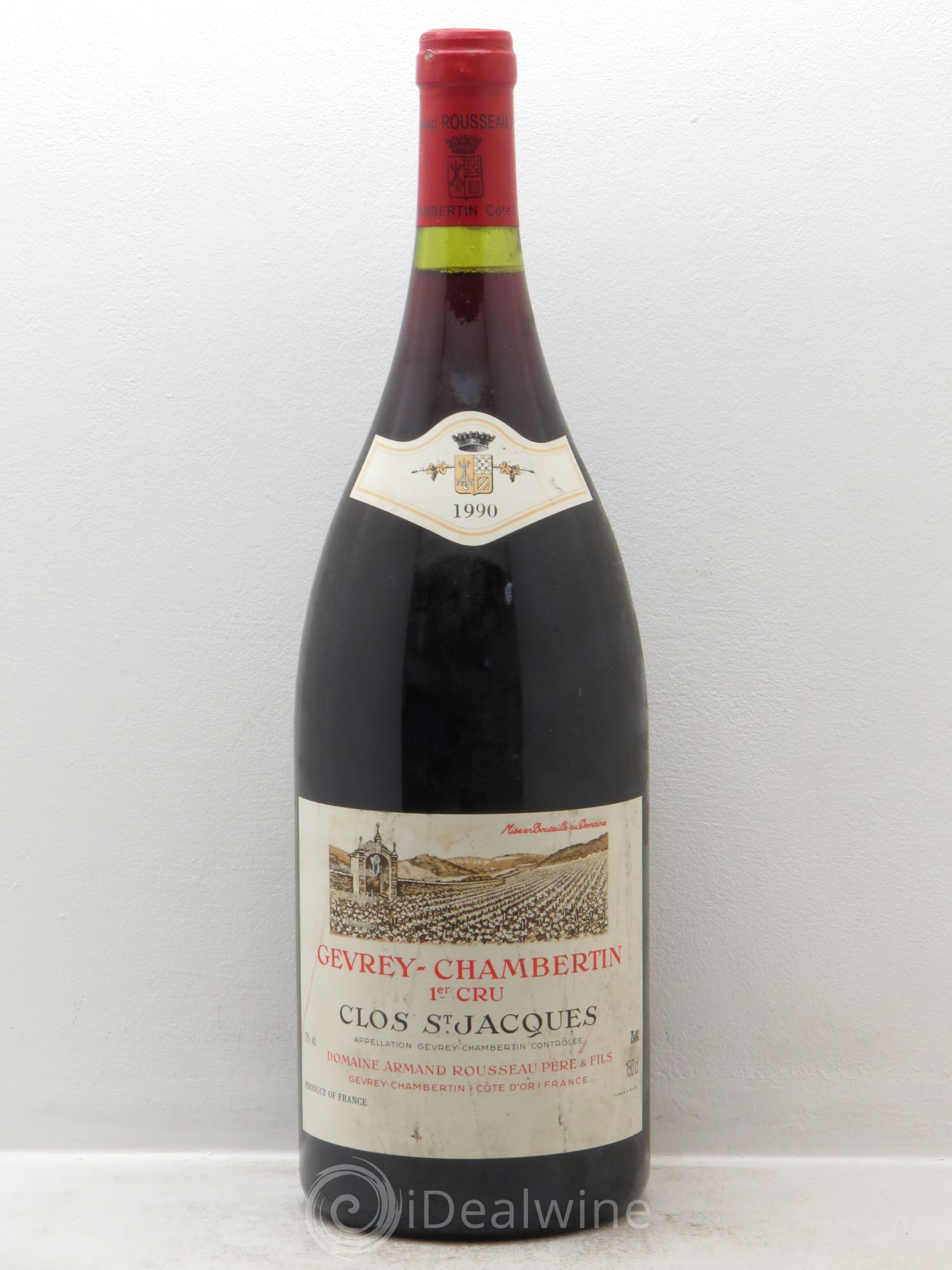 Gevrey-Chambertin 1er Cru Clos Saint-Jacques Armand Rousseau (Domaine) 1990 - Lot de 1 magnum - 0