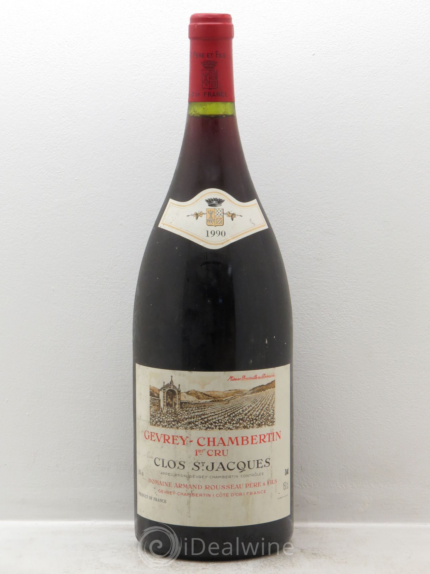 Gevrey-Chambertin 1er Cru Clos Saint-Jacques Armand Rousseau (Domaine) 1990 - Lot de 1 magnum - 0