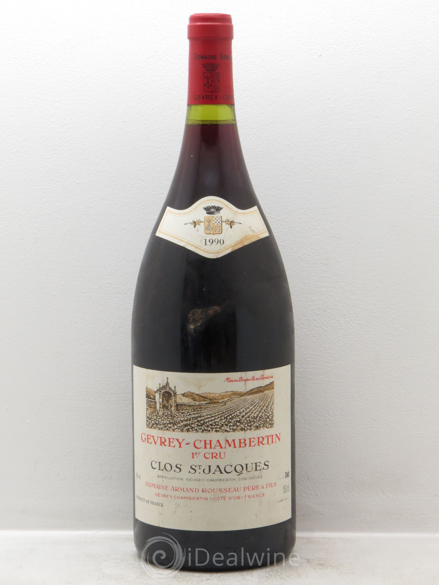Gevrey-Chambertin 1er Cru Clos Saint-Jacques Armand Rousseau (Domaine) 1990 - Lot de 1 magnum - 0