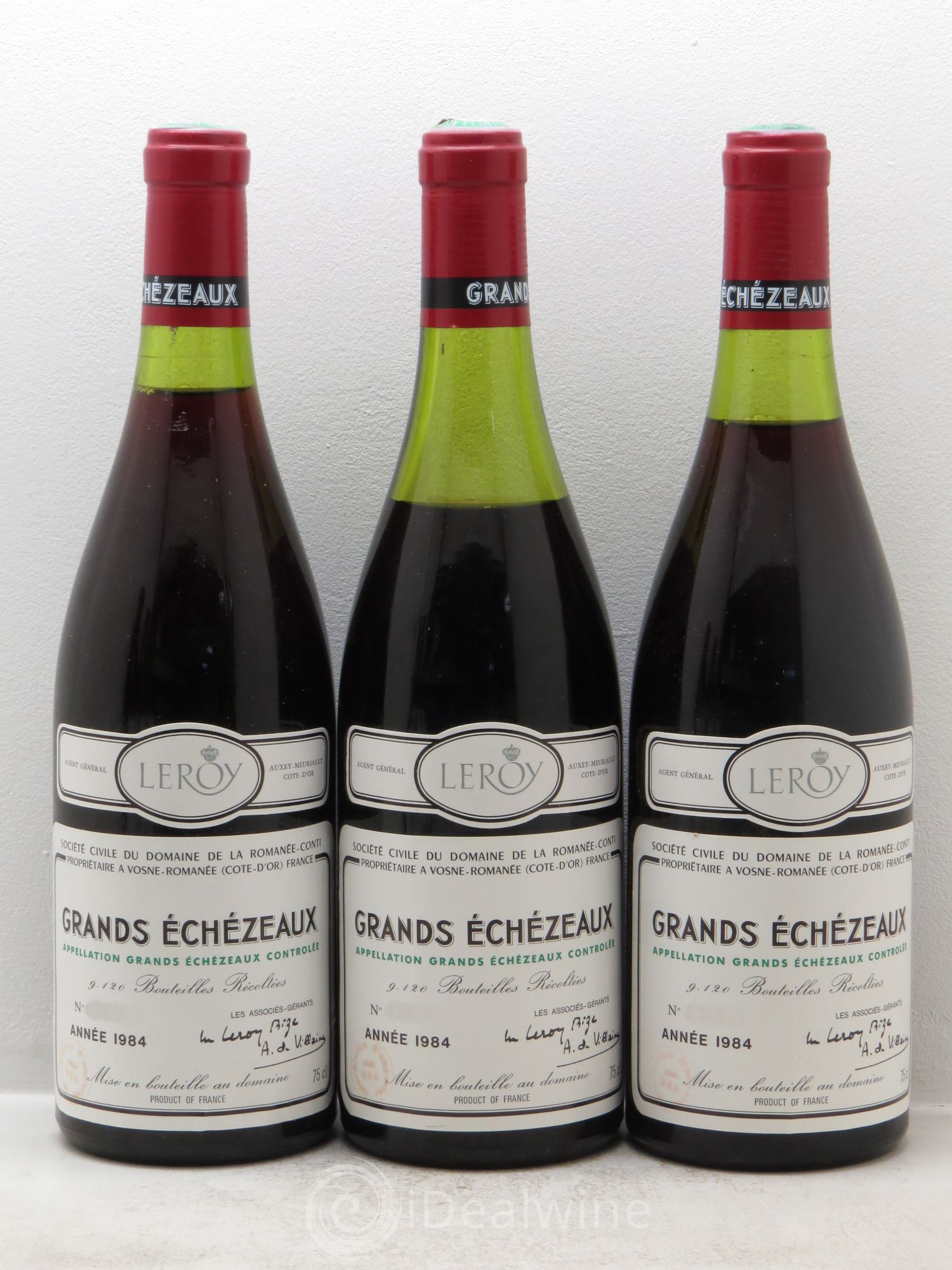 Grands-Echezeaux Grand Cru Domaine de la Romanée-Conti 1984 - Lot de 6 bouteilles - 1