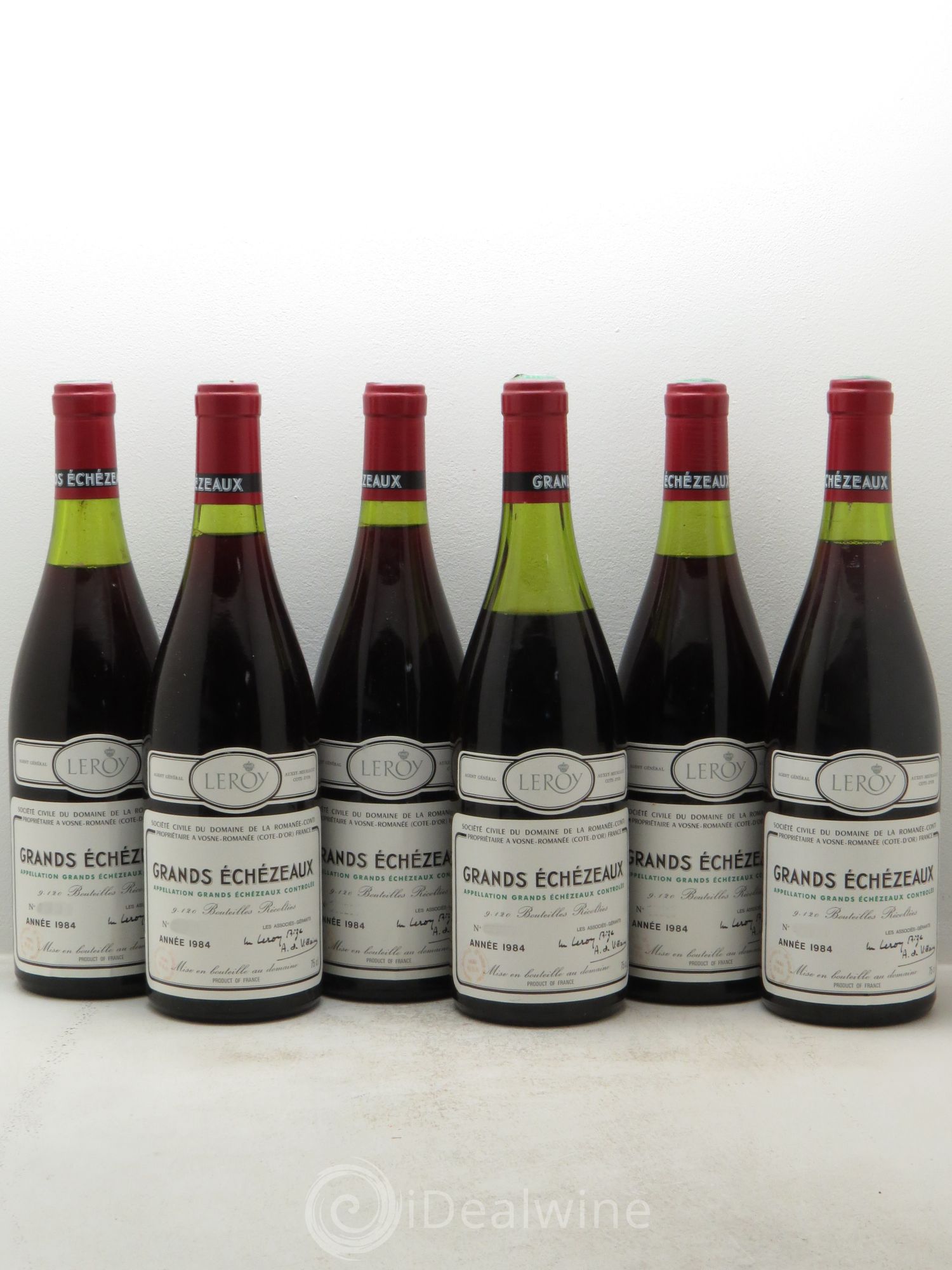 Grands-Echezeaux Grand Cru Domaine de la Romanée-Conti 1984 - Lot de 6 bouteilles - 0