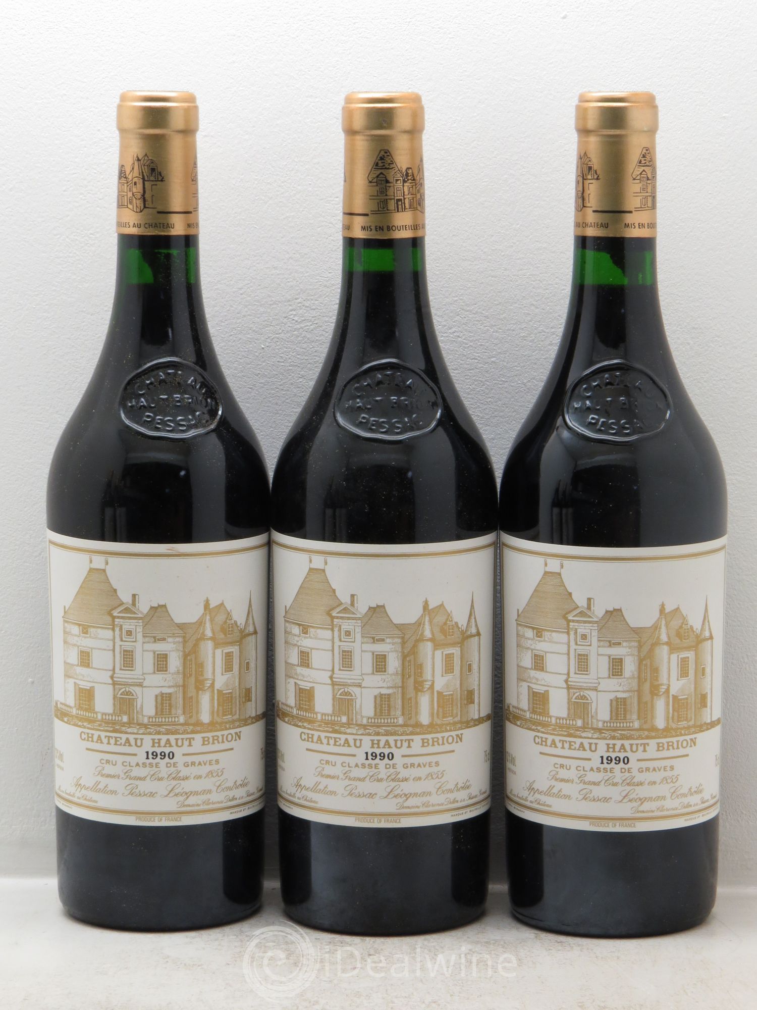 Château Haut Brion 1er Grand Cru Classé 1990 - Lot de 6 bouteilles - 1
