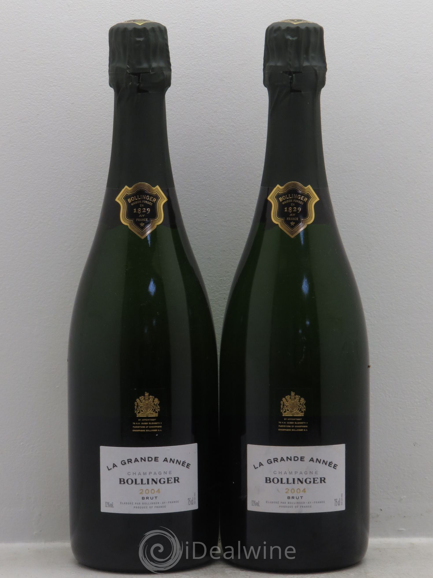 La Grande Année Brut Bollinger 2004 - Lot de 2 bouteilles - 0