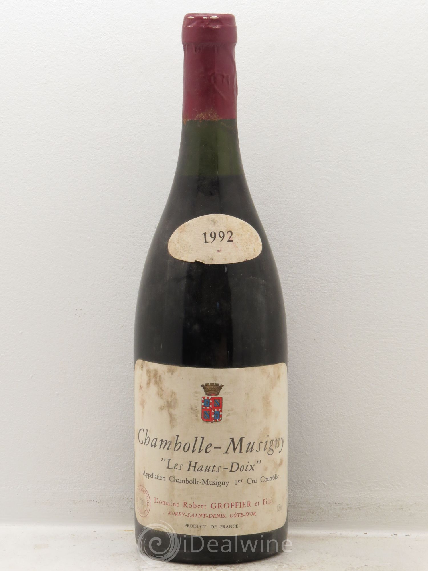 Chambolle-Musigny 1er Cru Les Hauts Doix Robert Groffier Père & Fils (Domaine) 1992 - Lot de 6 bouteilles - 0