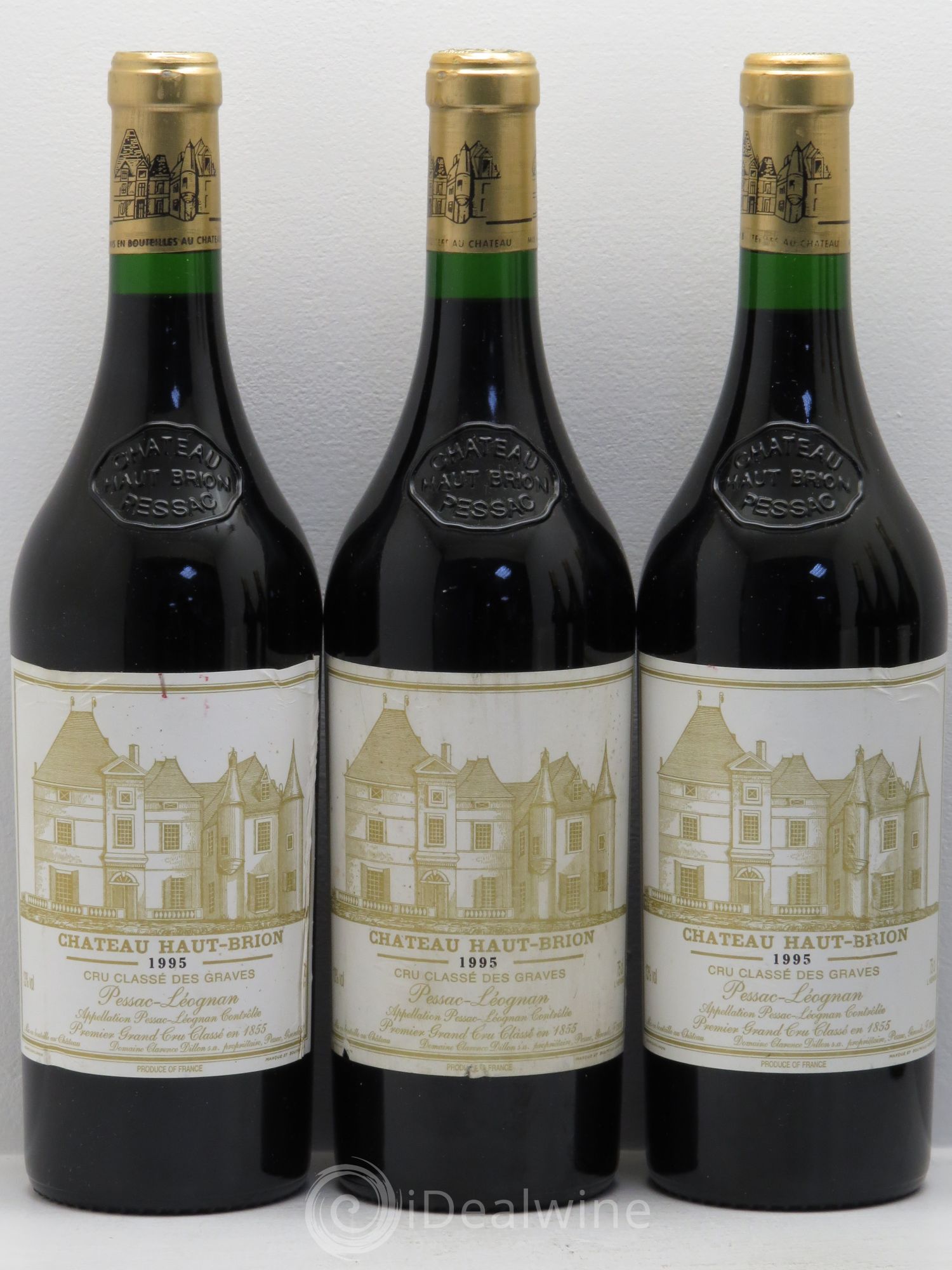 Château Haut Brion 1er Grand Cru Classé 1995 - Lot de 6 bouteilles - 1