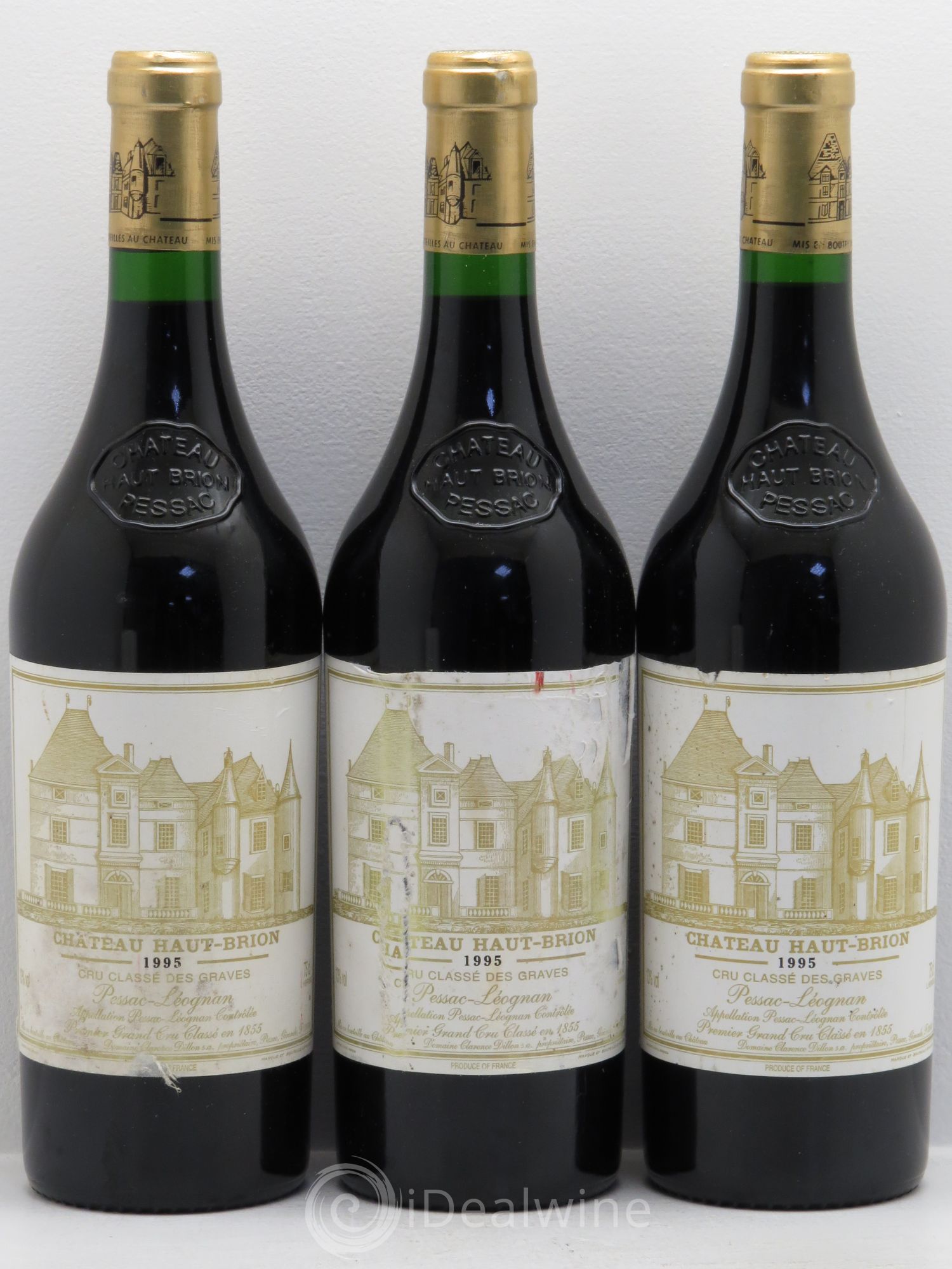 Château Haut Brion 1er Grand Cru Classé 1995 - Lot de 6 bouteilles - 2