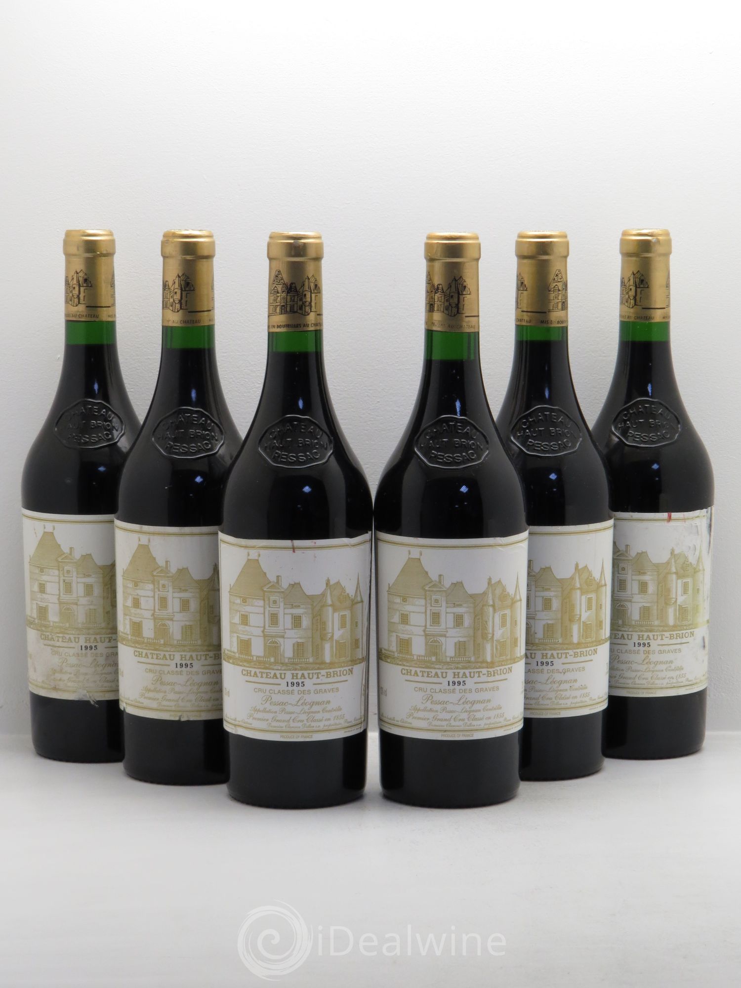 Château Haut Brion 1er Grand Cru Classé 1995 - Lot de 6 bouteilles - 0