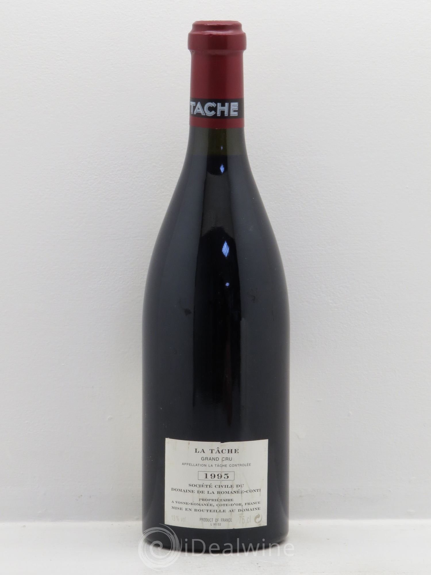 La Tâche Grand Cru Domaine de la Romanée-Conti 1995 - Lot de 1 bouteille - 1