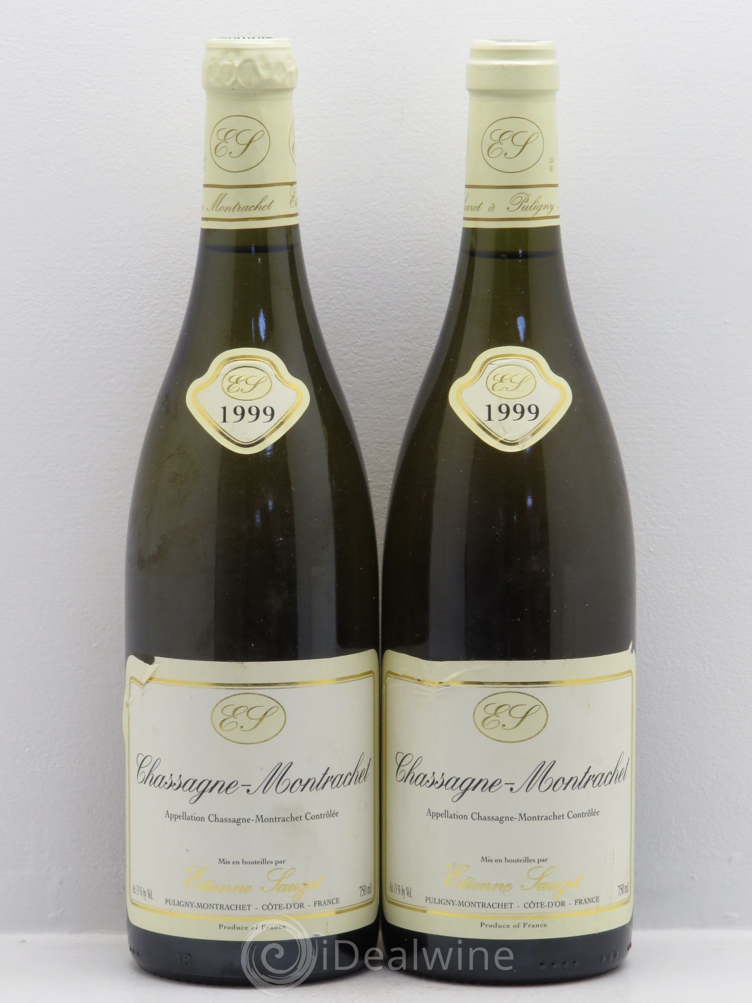 Chassagne-Montrachet Etienne Sauzet 1999 - Lot de 2 bouteilles - 0