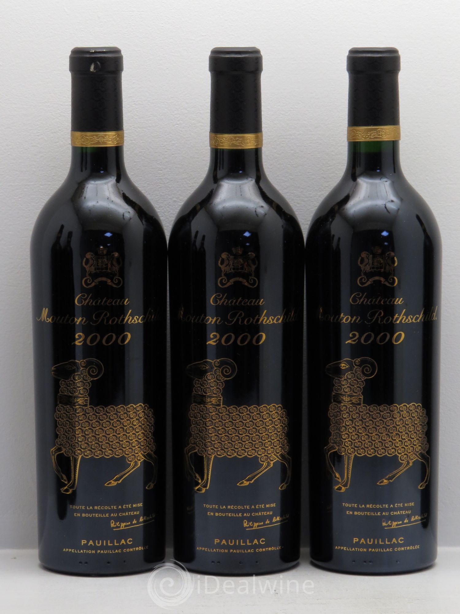 Château Mouton Rothschild 1er Grand Cru Classé 2000 - Lot de 6 bouteilles - 1