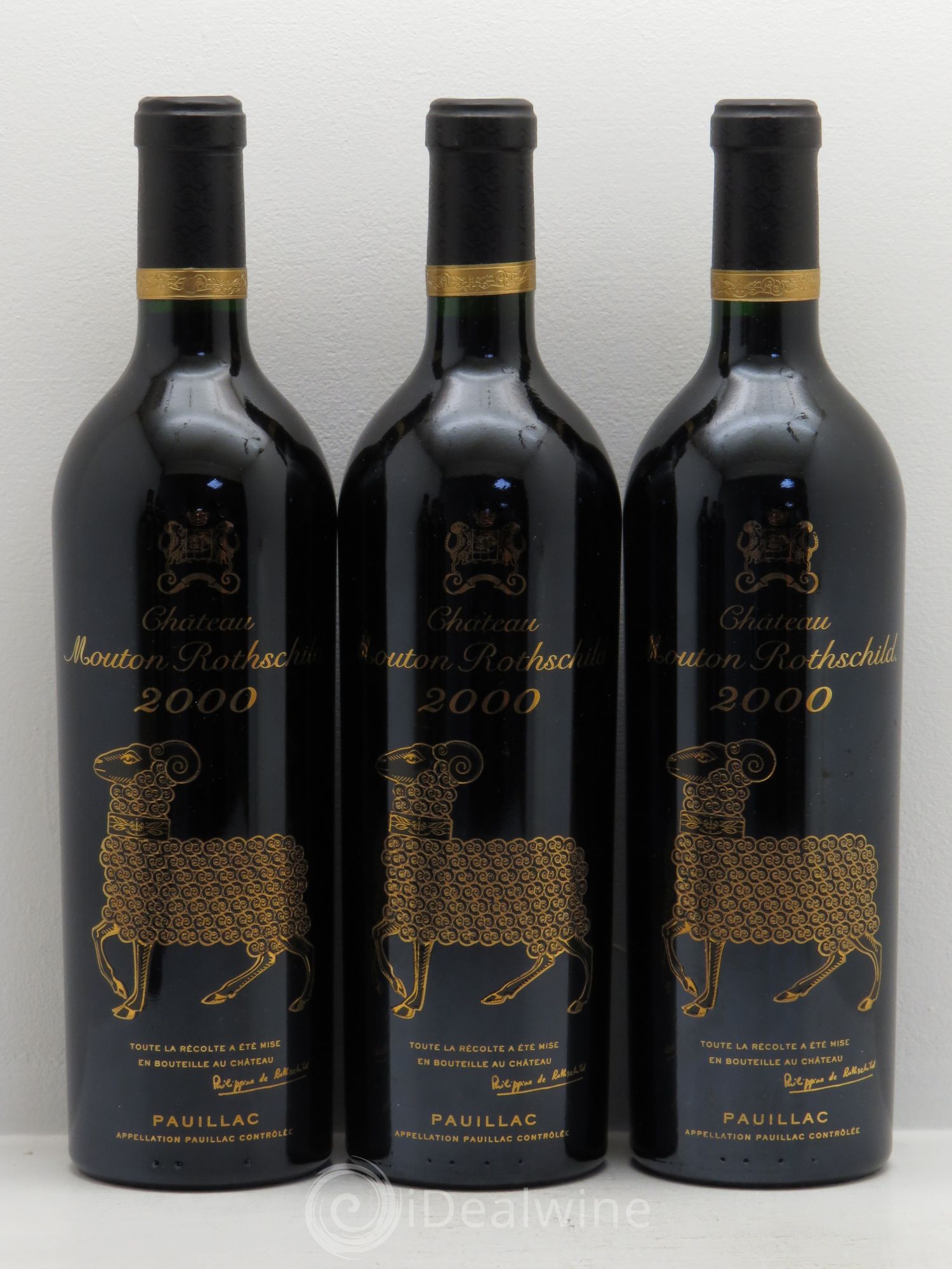 Château Mouton Rothschild 1er Grand Cru Classé 2000 - Lot de 6 bouteilles - 2