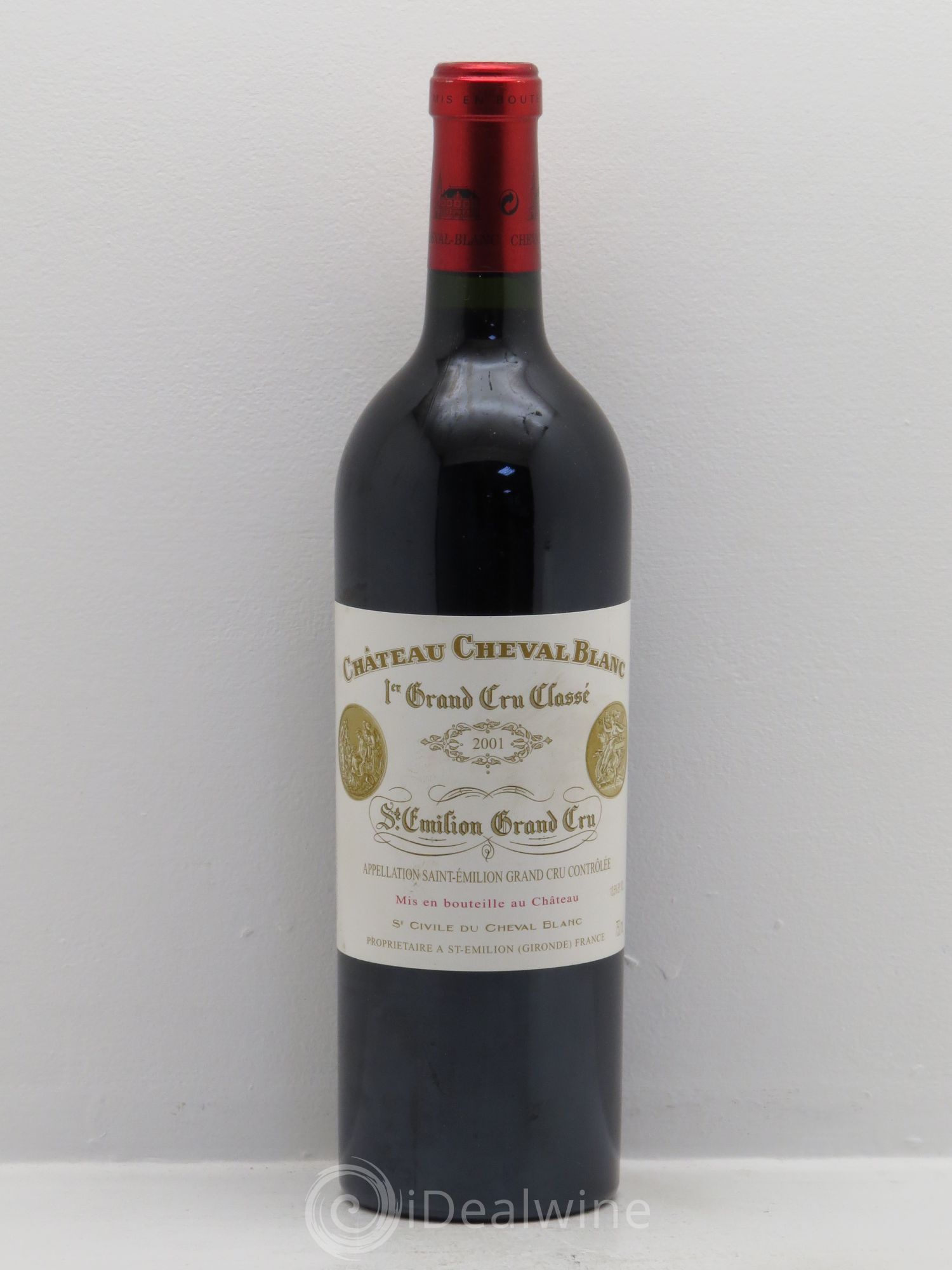 Château Cheval Blanc 1er Grand Cru Classé A 2001 - Lot de 1 bouteille - 0