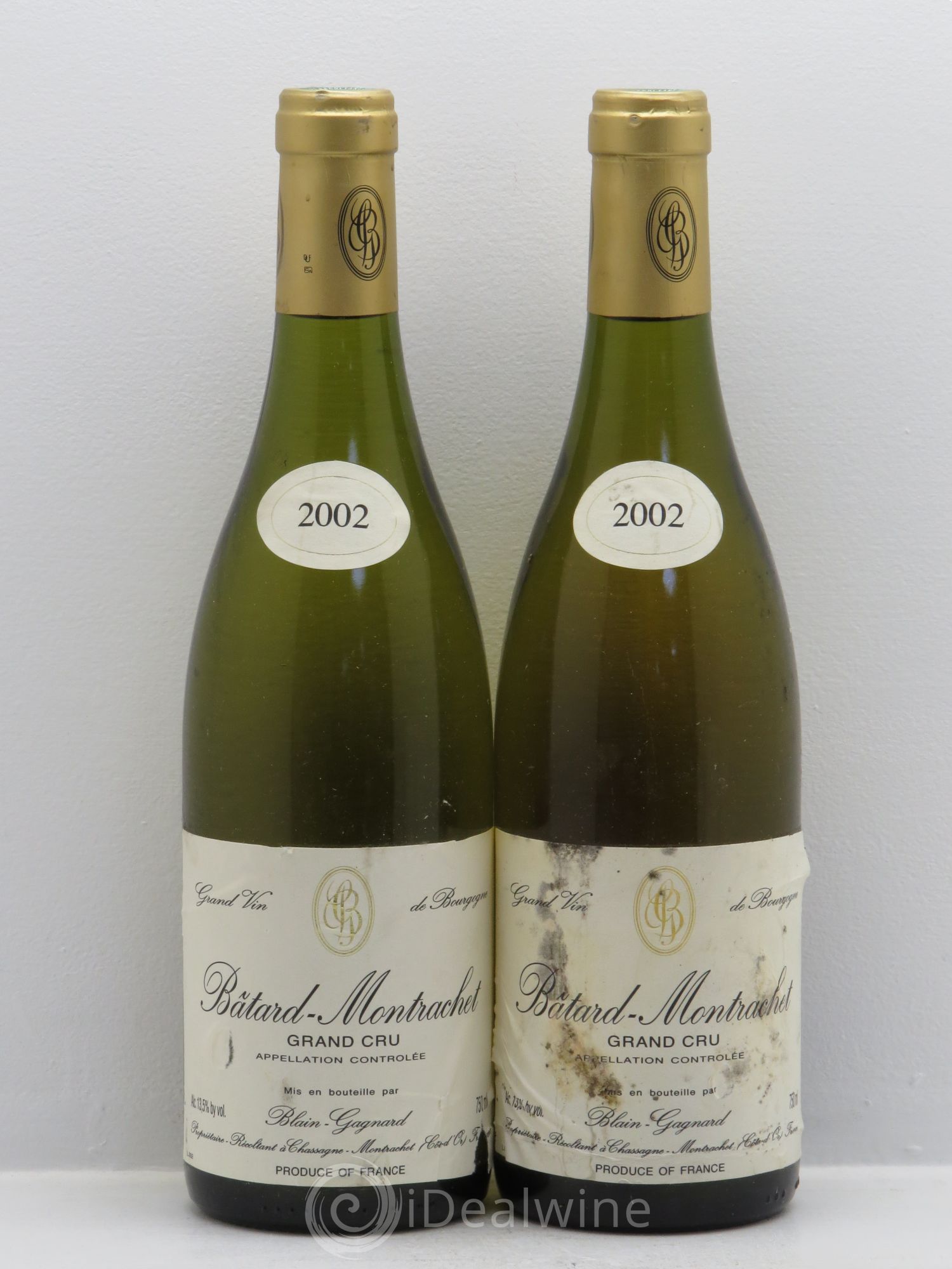 Bâtard-Montrachet Grand Cru Blain-Gagnard (Domaine) 2002 - Lot de 2 bouteilles - 0