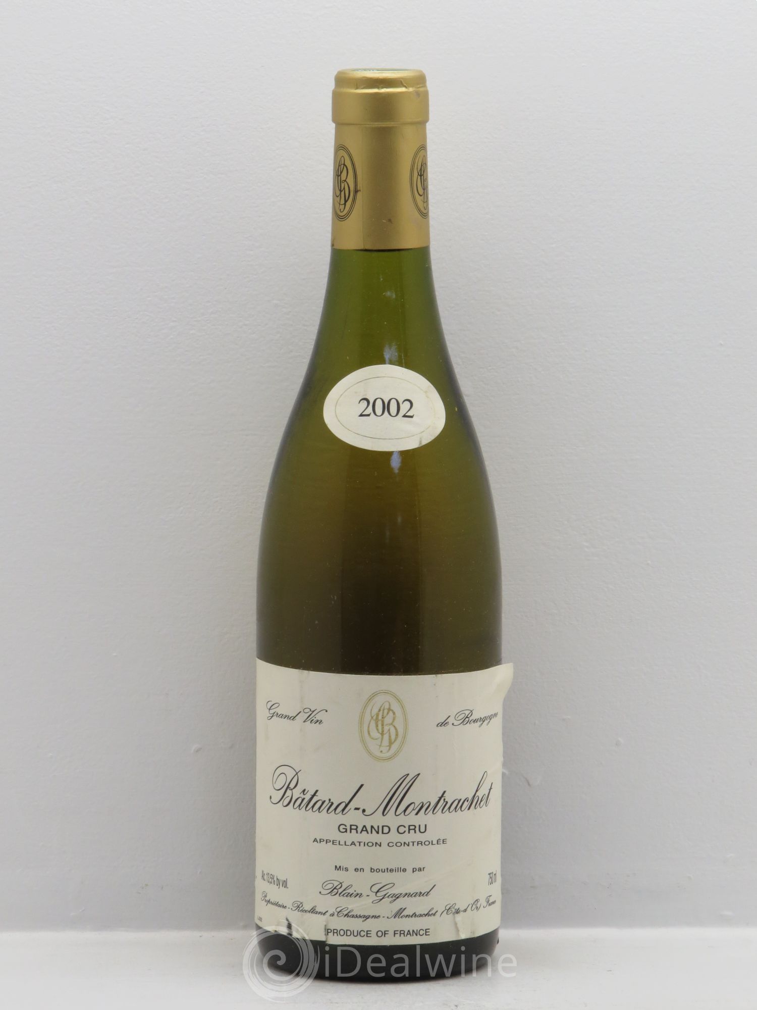 Bâtard-Montrachet Grand Cru Blain-Gagnard (Domaine) 2002 - Lot de 1 bouteille - 0