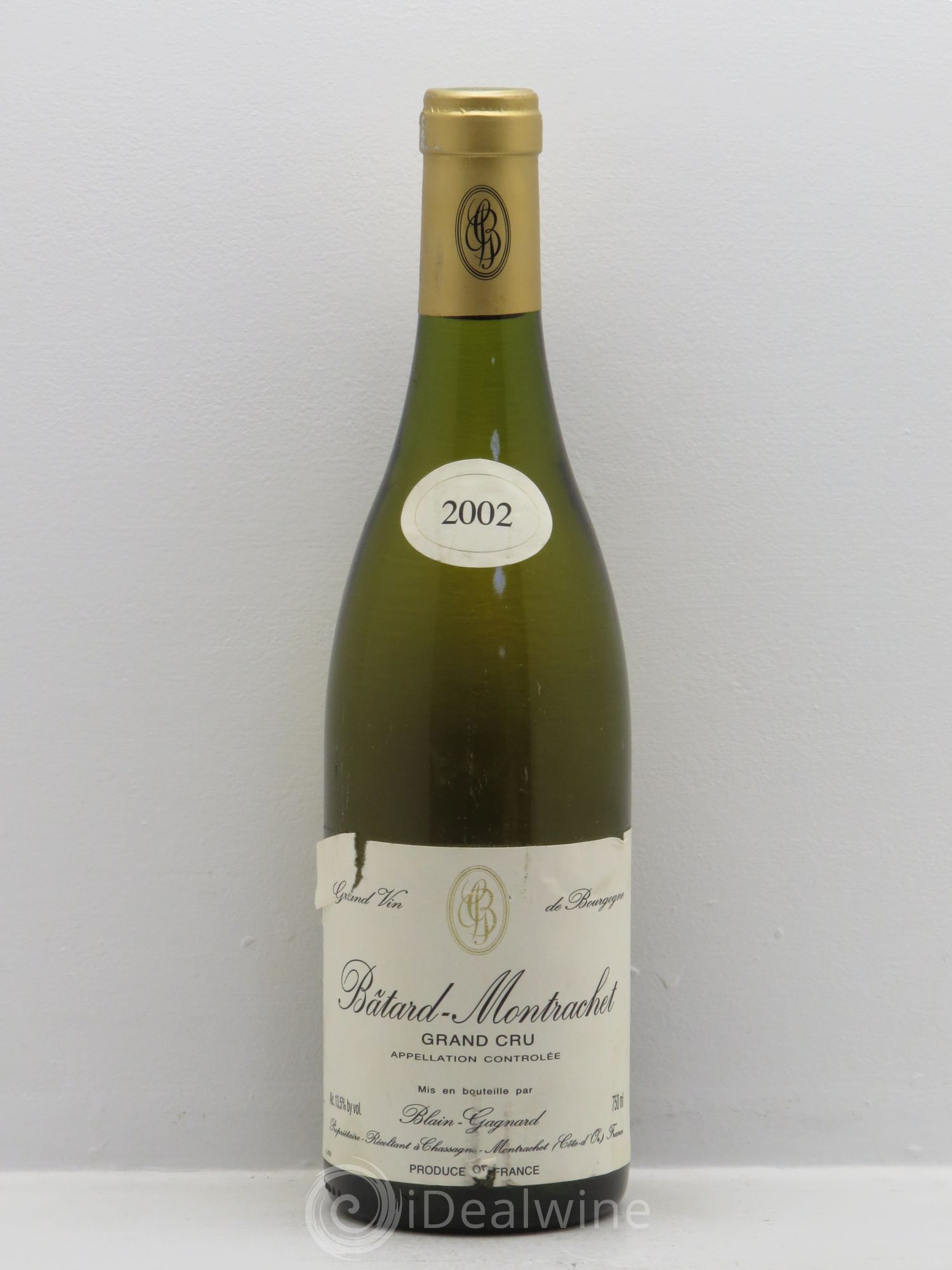 Bâtard-Montrachet Grand Cru Blain-Gagnard (Domaine) 2002 - Lot de 1 bouteille - 0