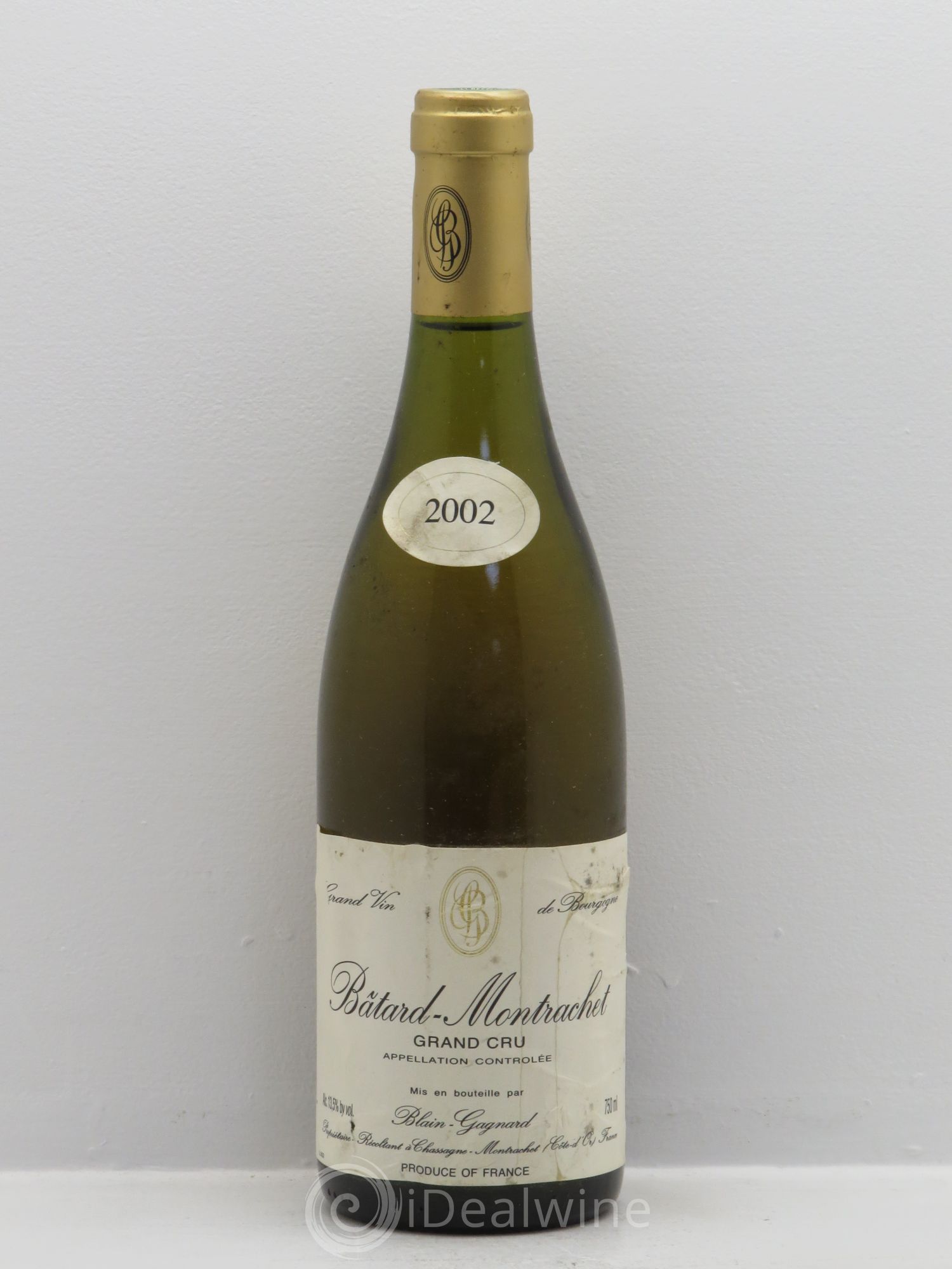 Bâtard-Montrachet Grand Cru Blain-Gagnard (Domaine) 2002 - Lot de 1 bouteille - 0