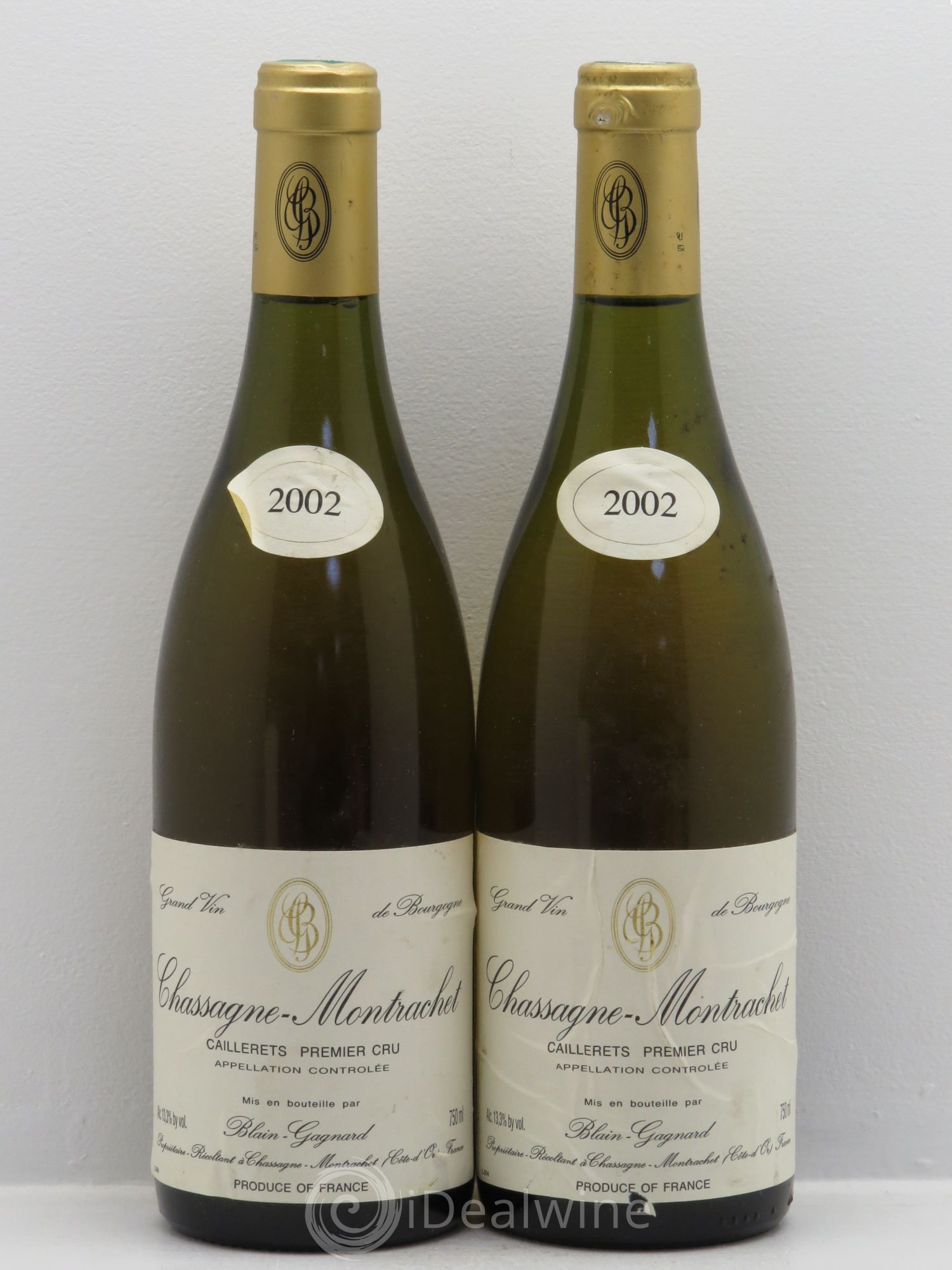 Chassagne-Montrachet 1er Cru 2002 - Lot de 2 bouteilles - 0