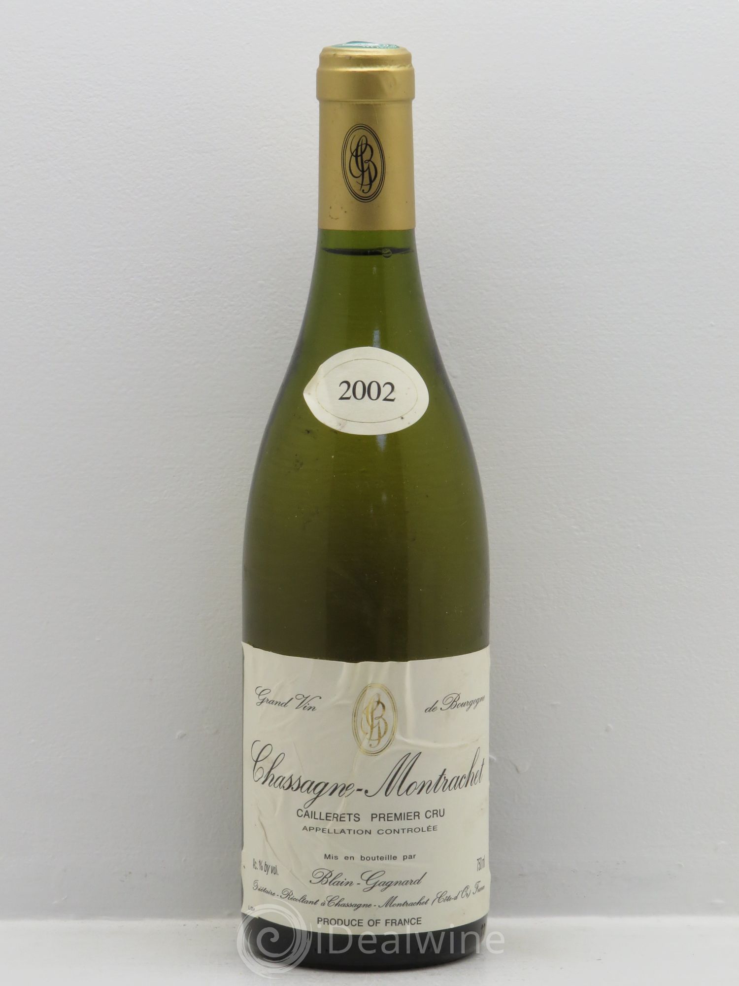 Chassagne-Montrachet 1er Cru 2002 - Lot de 1 bouteille - 0