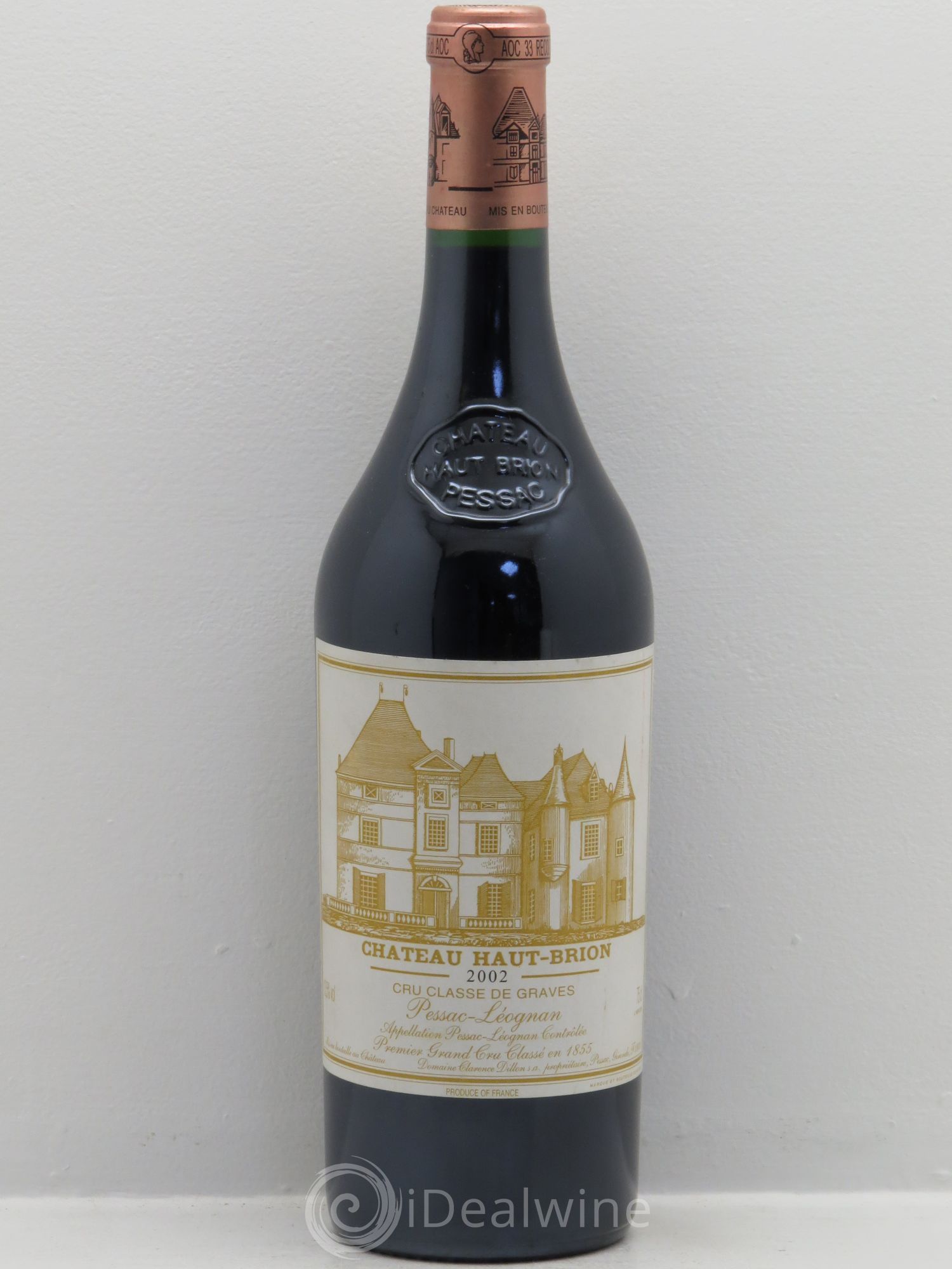 Château Haut Brion 1er Grand Cru Classé 2002 - Lot de 1 bouteille - 0