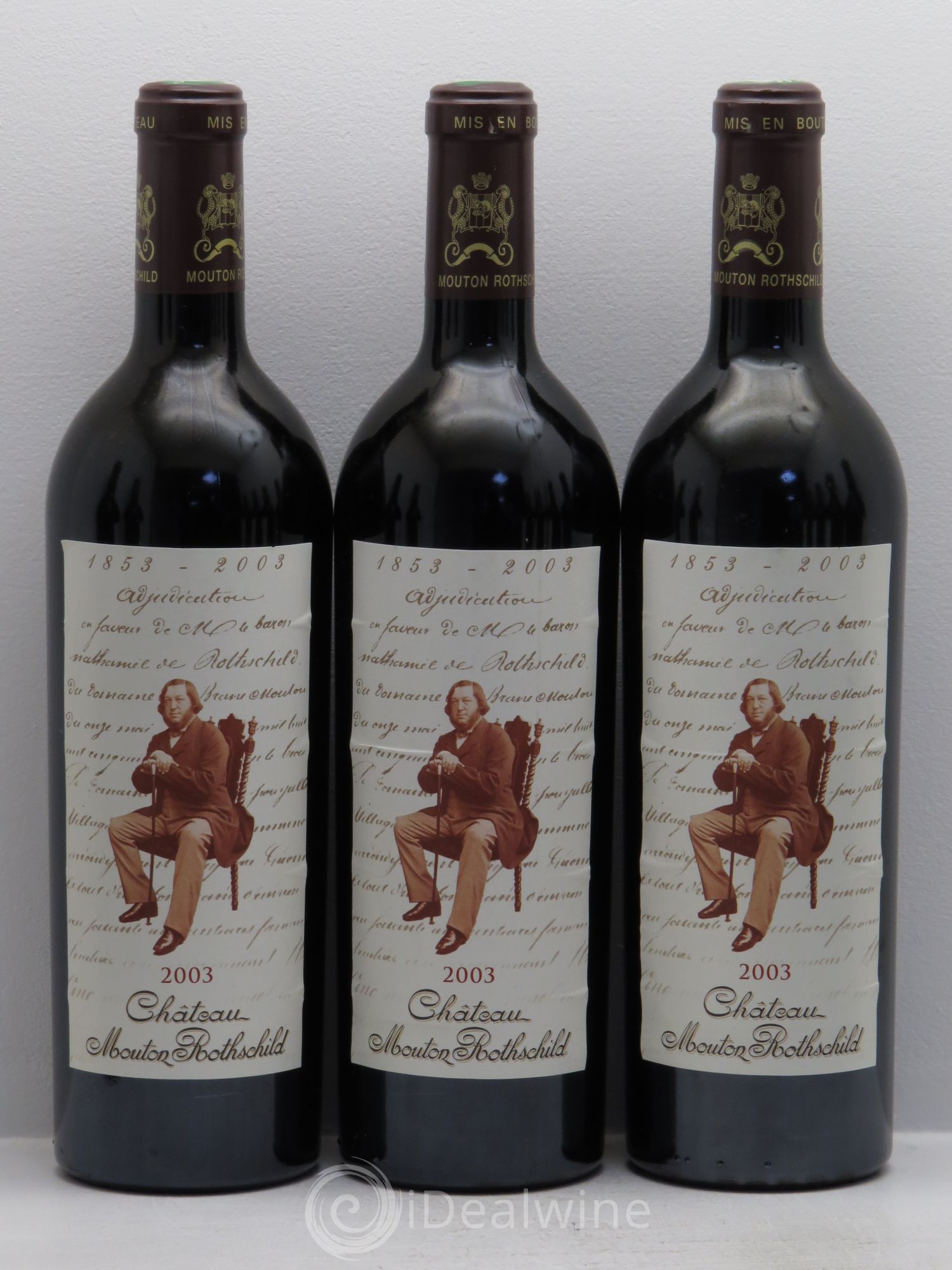 Château Mouton Rothschild 1er Grand Cru Classé 2003 - Lot de 12 bouteilles - 2