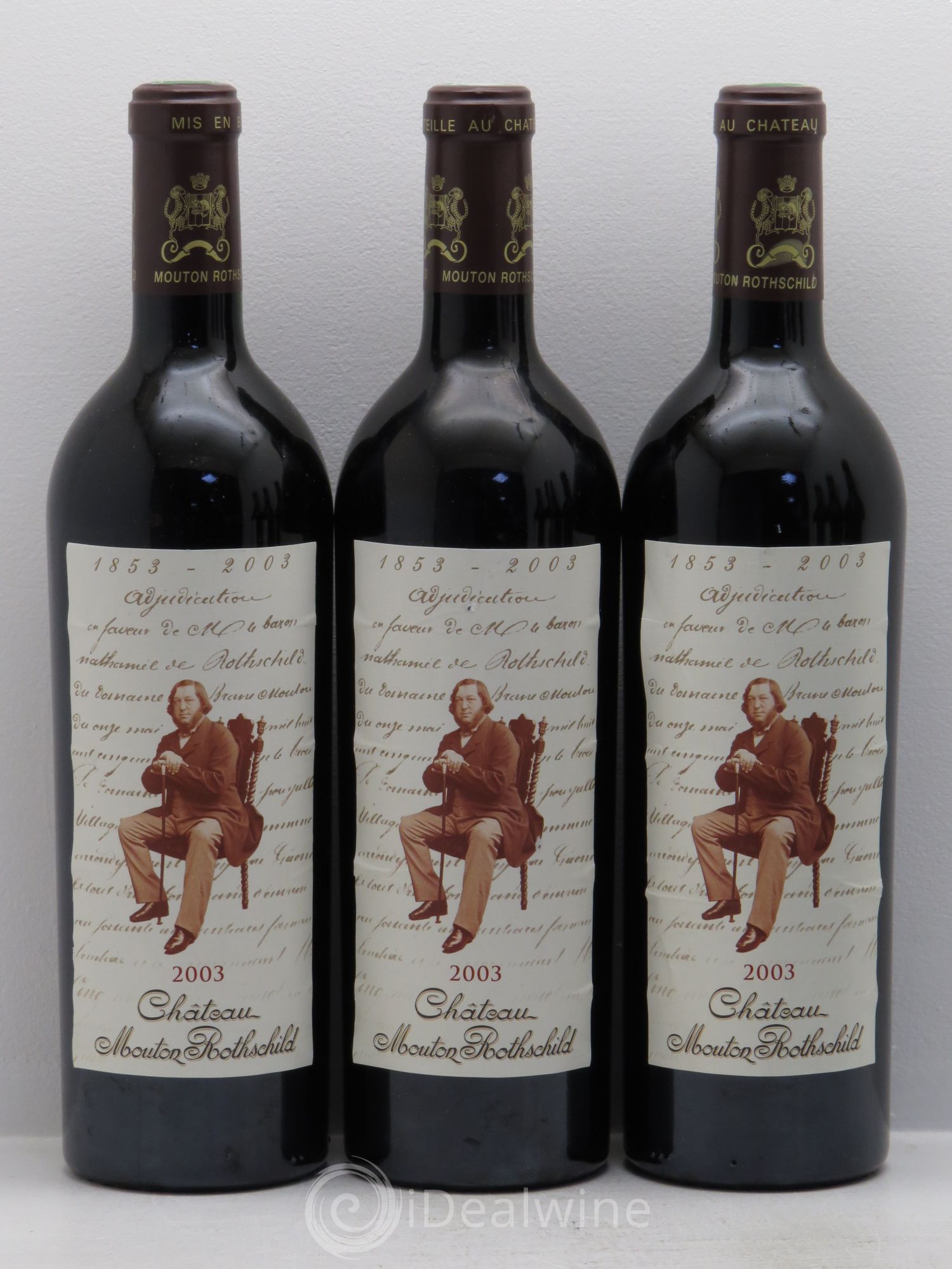 Château Mouton Rothschild 1er Grand Cru Classé 2003 - Lot de 12 bouteilles - 3