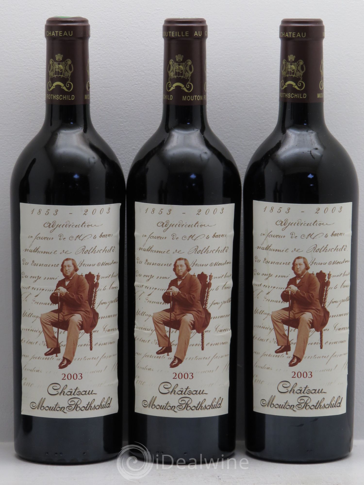 Château Mouton Rothschild 1er Grand Cru Classé 2003 - Lot de 6 bouteilles - 1