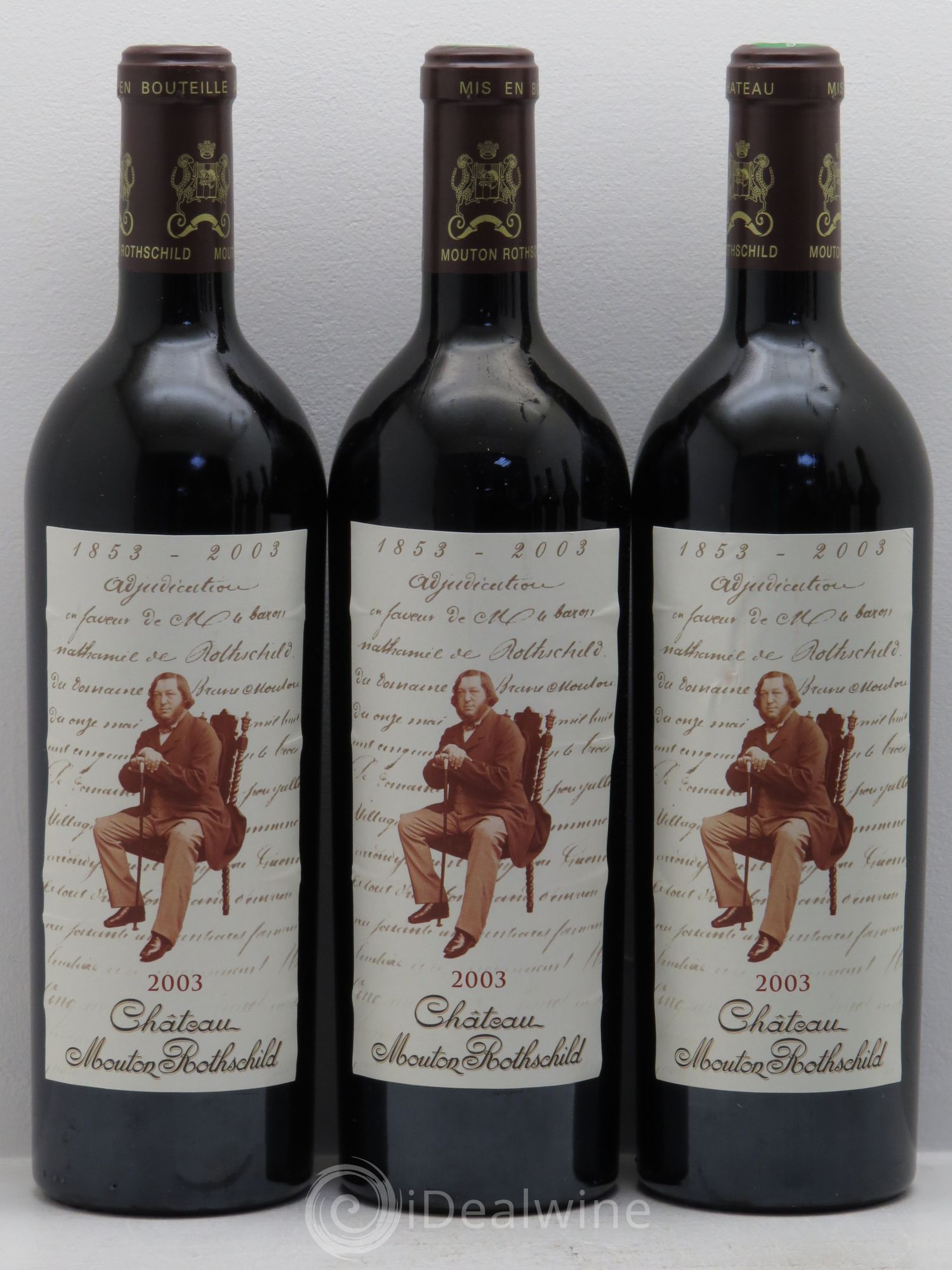 Château Mouton Rothschild 1er Grand Cru Classé 2003 - Lot de 6 bouteilles - 2