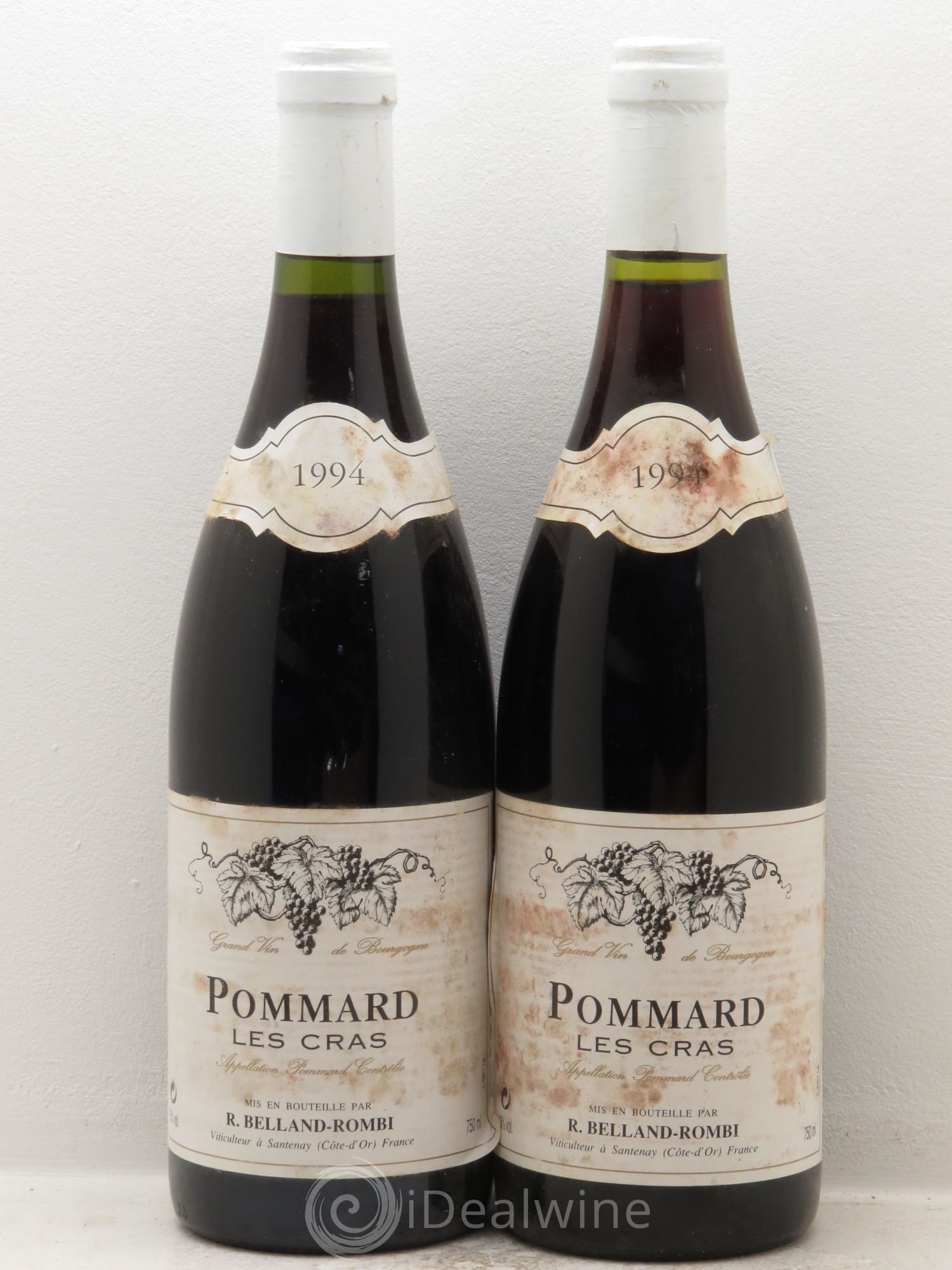 Pommard 1er Cru les Cras Belland-Rombi 1994 - Lot de 2 bouteilles - 0