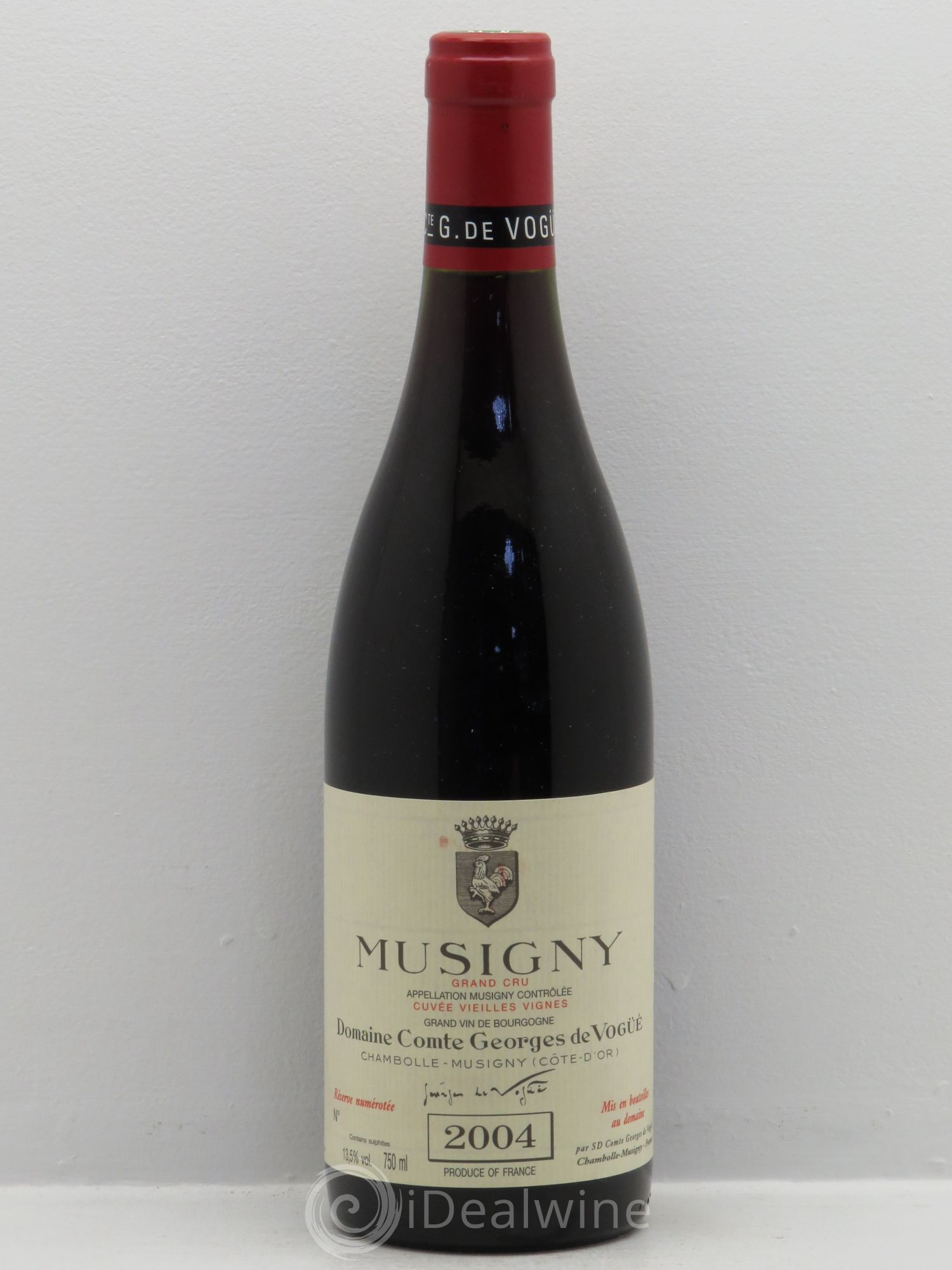 Musigny Grand Cru Cuvée Vieilles Vignes Comte Georges de Vogüé 2004 - Lot de 1 bouteille - 0