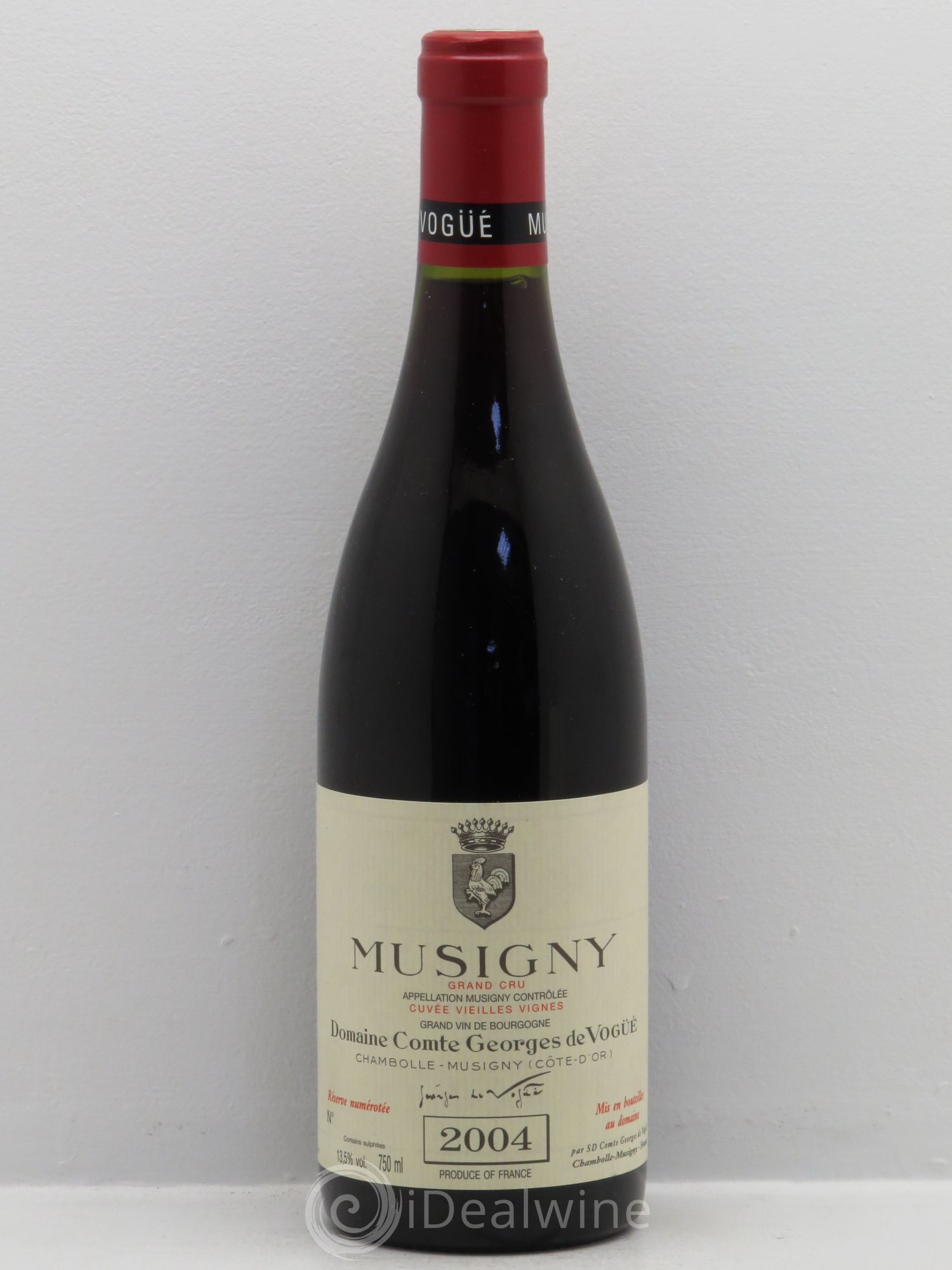 Musigny Grand Cru Cuvée Vieilles Vignes Comte Georges de Vogüé 2004 - Lot de 1 bouteille - 0