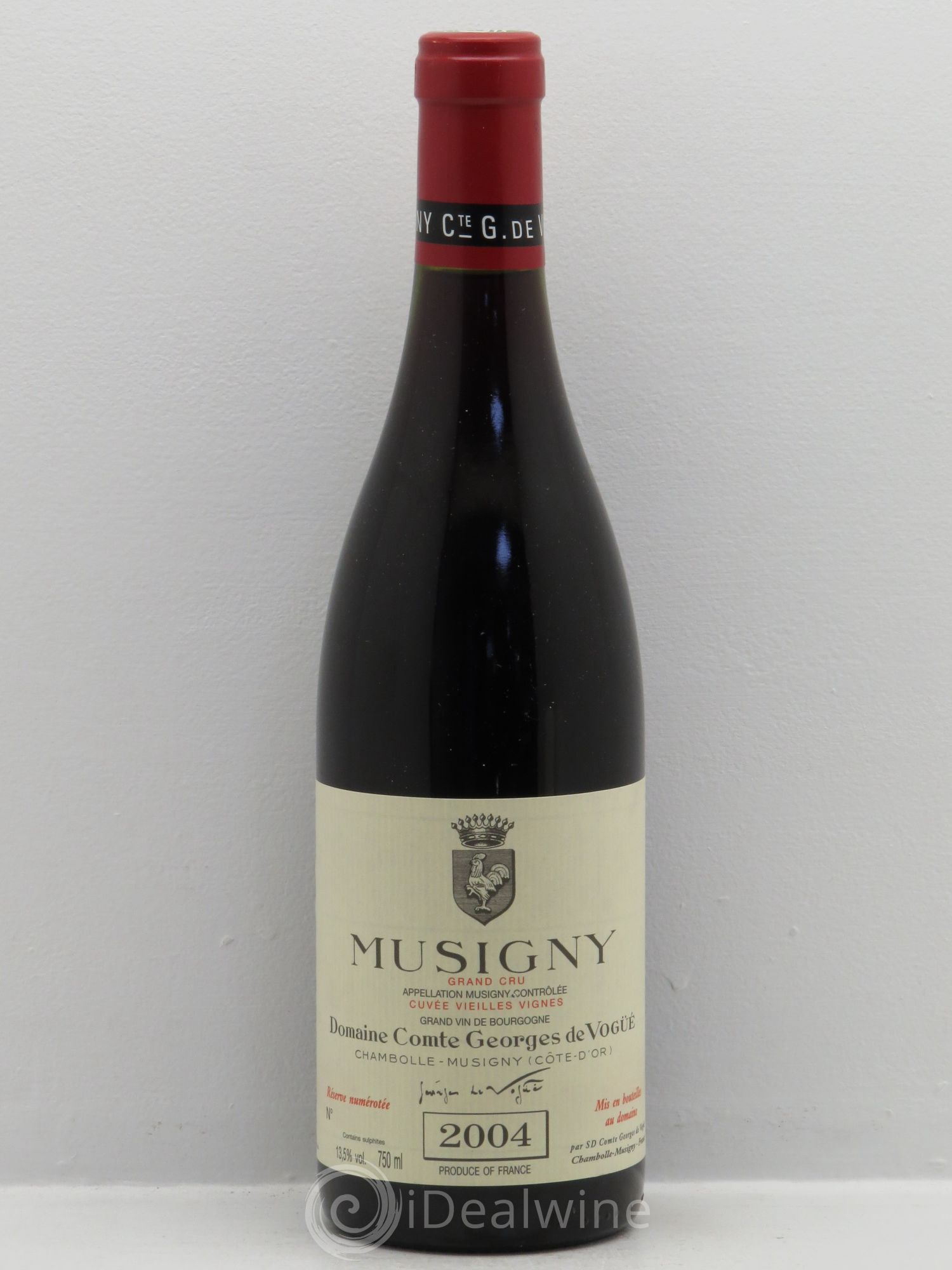 Musigny Grand Cru Cuvée Vieilles Vignes Comte Georges de Vogüé 2004 - Lot de 1 bouteille - 0