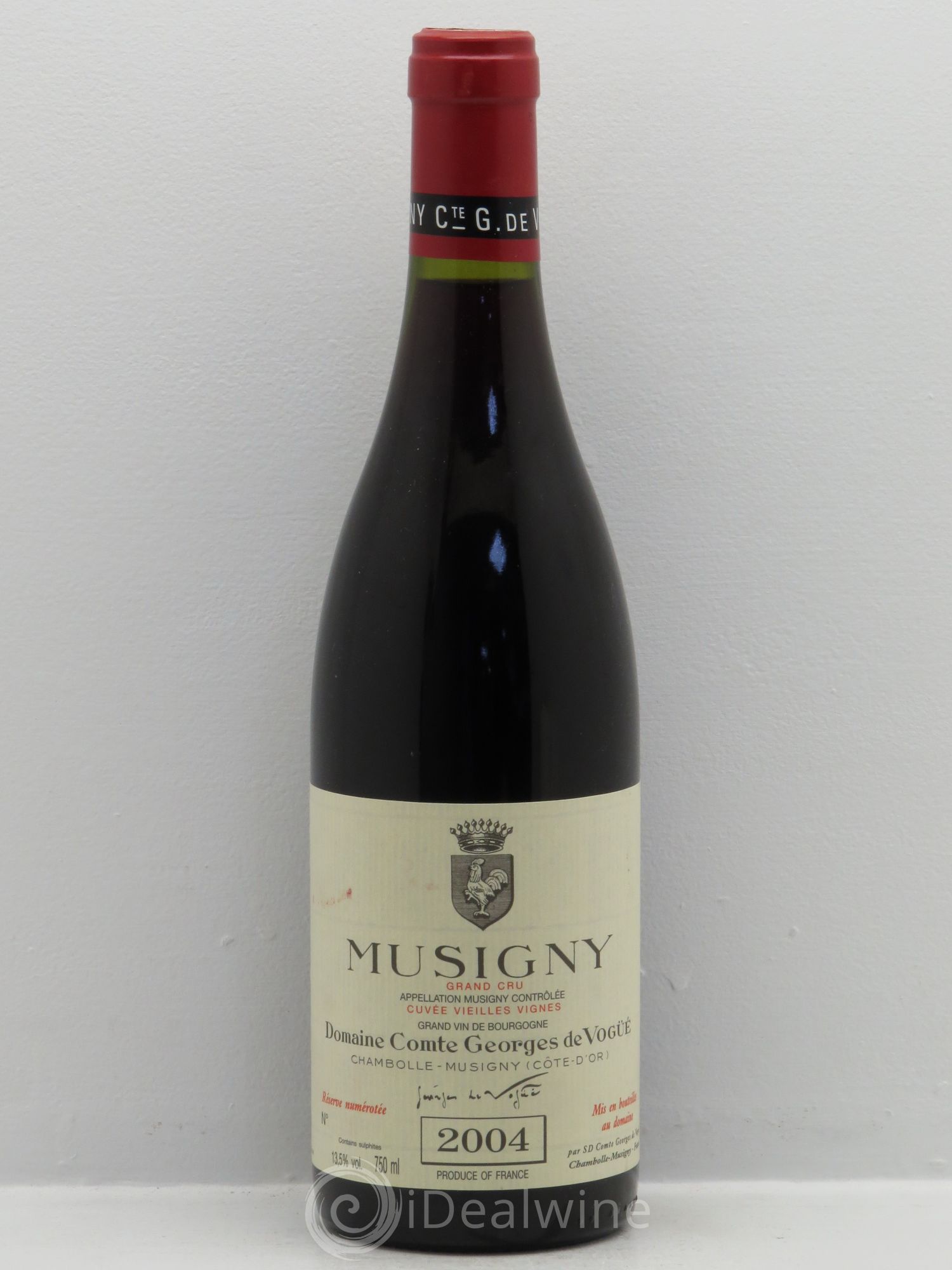 Musigny Grand Cru Cuvée Vieilles Vignes Comte Georges de Vogüé 2004 - Lot de 1 bouteille - 0