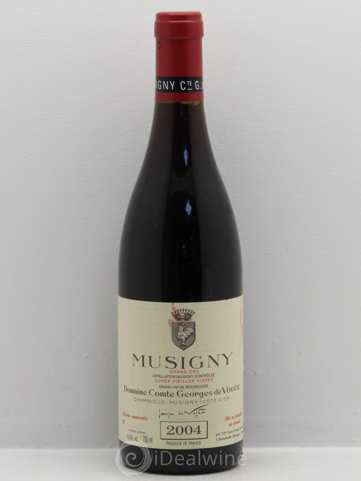Musigny Grand Cru Cuvée Vieilles Vignes Comte Georges de Vogüé 2004 - Lot de 1 bouteille - 0