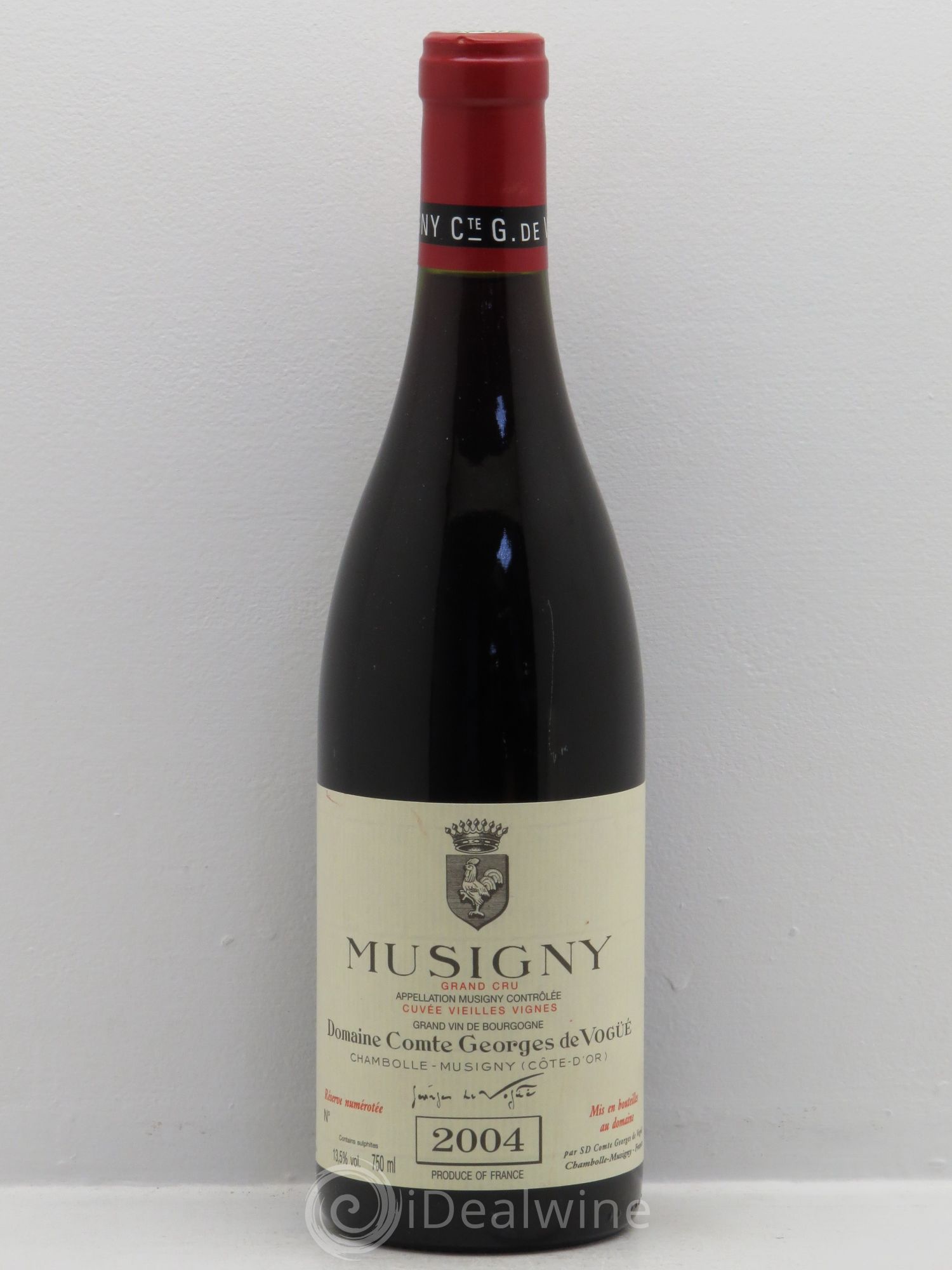 Musigny Grand Cru Cuvée Vieilles Vignes Comte Georges de Vogüé 2004 - Lot de 1 bouteille - 0