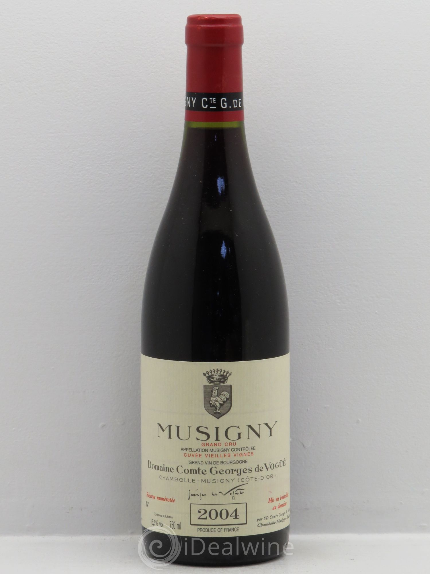 Musigny Grand Cru Cuvée Vieilles Vignes Comte Georges de Vogüé 2004 - Lot de 1 bouteille - 0
