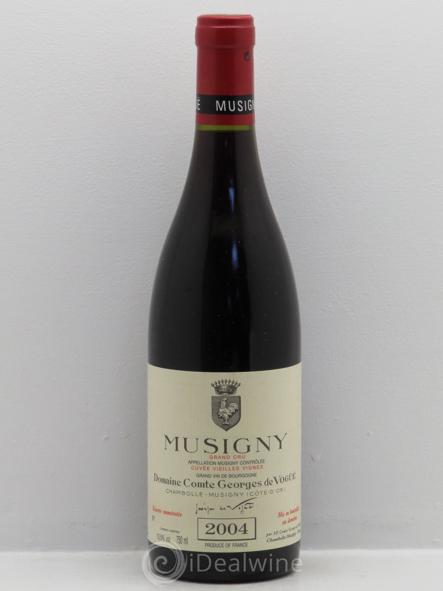 Musigny Grand Cru Cuvée Vieilles Vignes Comte Georges de Vogüé 2004 - Lot de 1 bouteille - 0