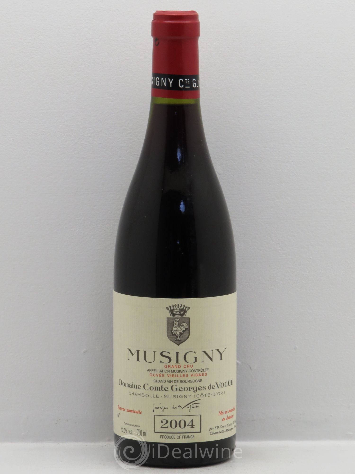 Musigny Grand Cru Cuvée Vieilles Vignes Comte Georges de Vogüé 2004 - Lot de 1 bouteille - 0
