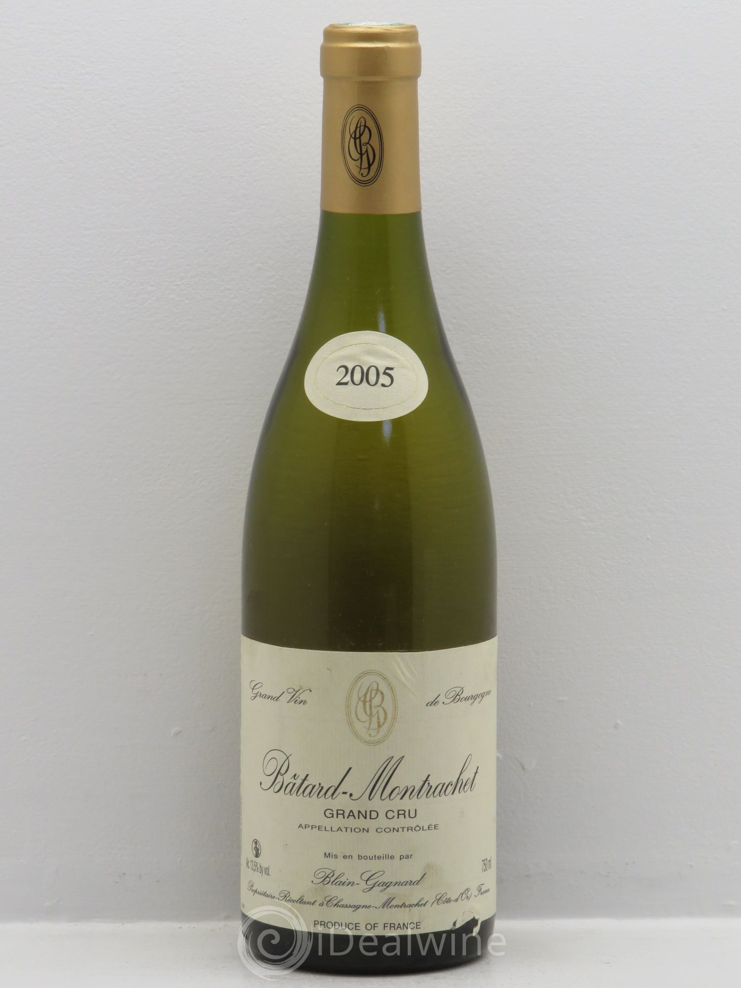 Bâtard-Montrachet Grand Cru Blain-Gagnard (Domaine) 2005 - Lot de 1 bouteille - 0
