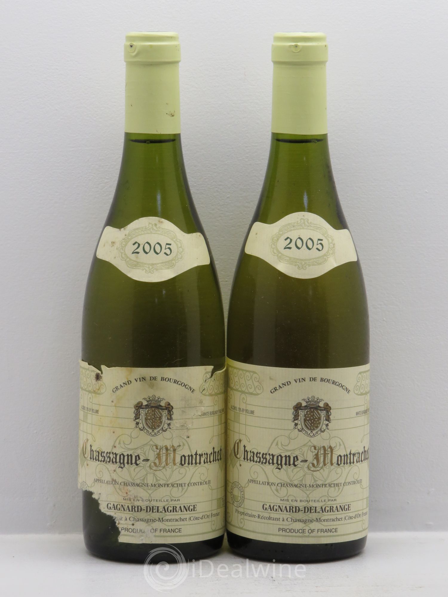 Chassagne-Montrachet Domaine Gagnard Delagrange 2005 - Lot de 2 bouteilles - 0