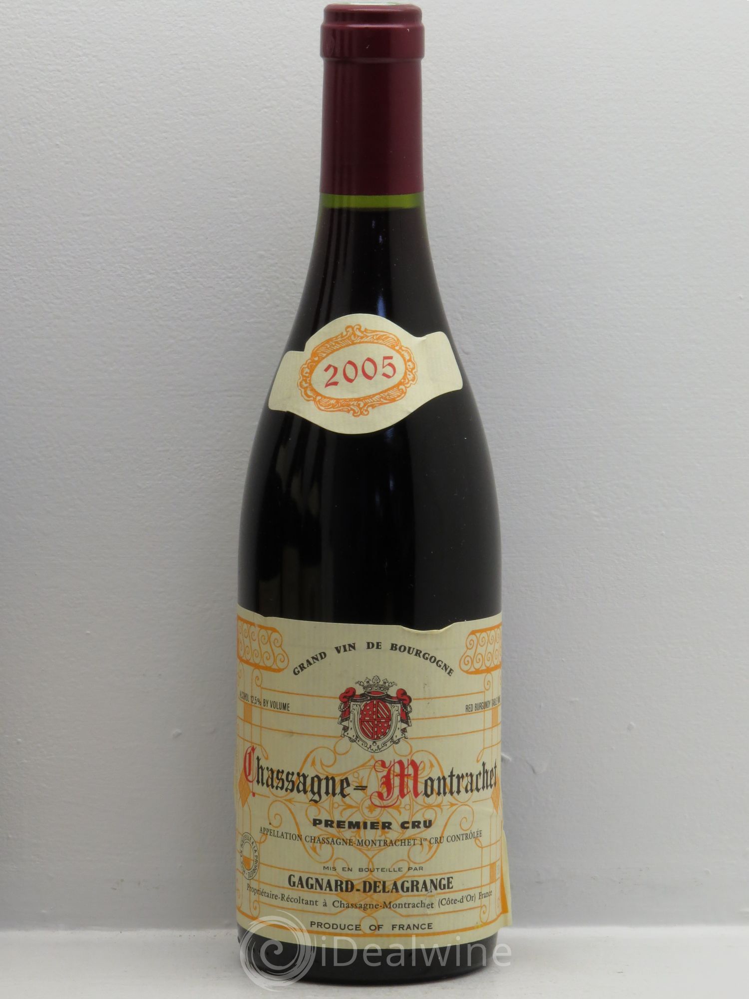 Chassagne-Montrachet 1er Cru Domaine Gagnard Delagrange 2005 - Lot de 6 bouteilles - 0