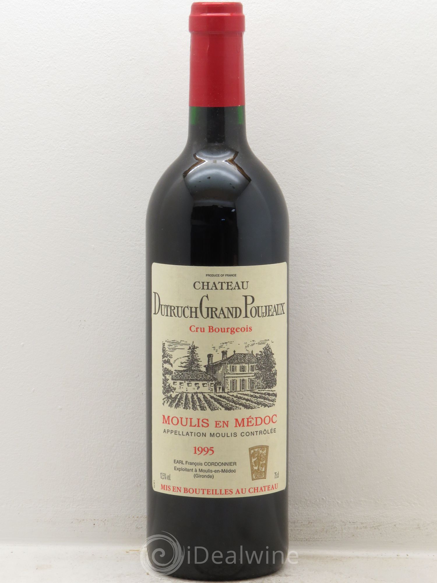 Château Dutruch Grand Poujeaux Cru Bourgeois 1995 - Lot de 12 bouteilles - 0