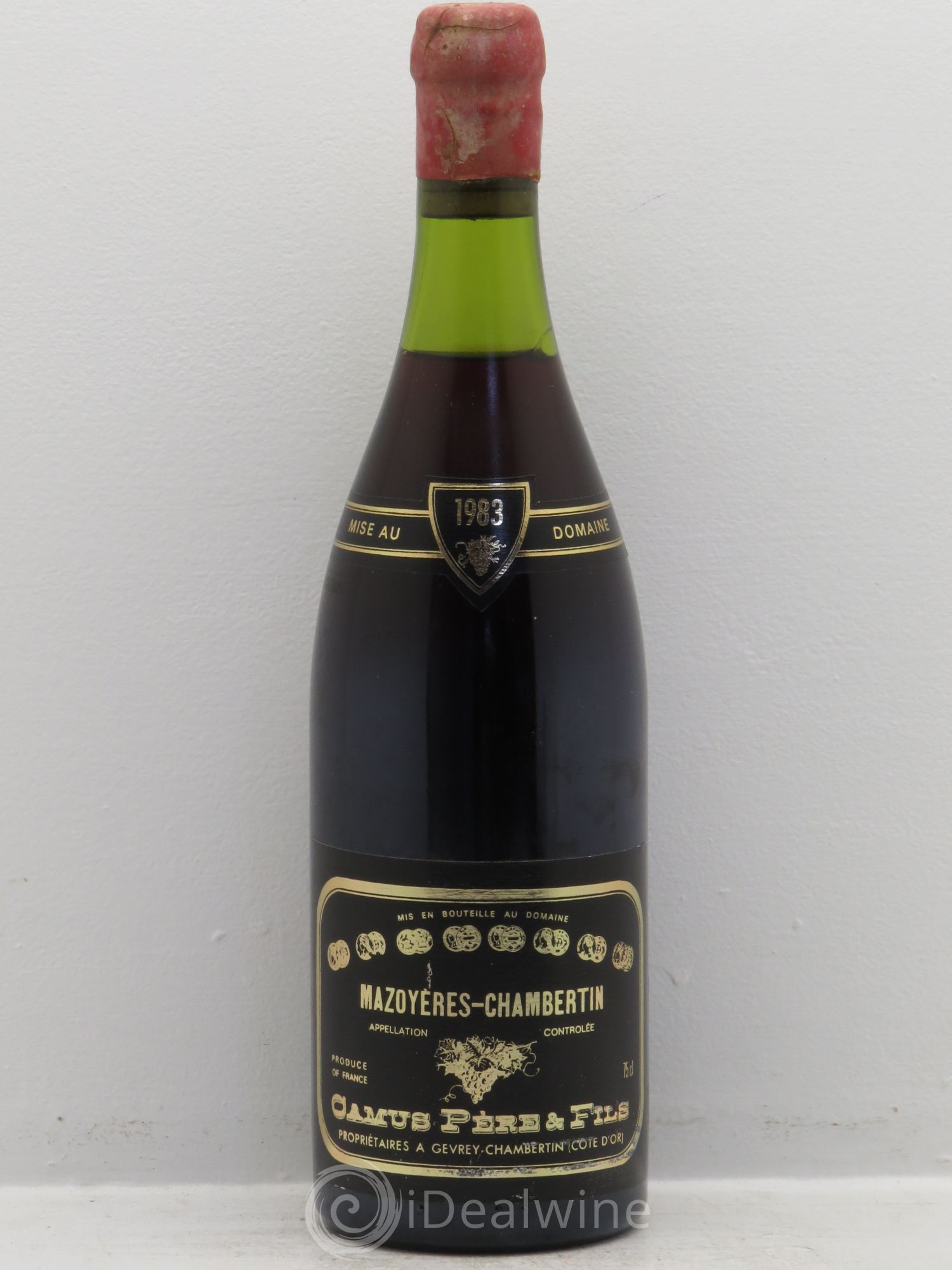 Mazoyères-Chambertin Grand Cru Père et fils 1983 - Posten von 1 Flasche - 0