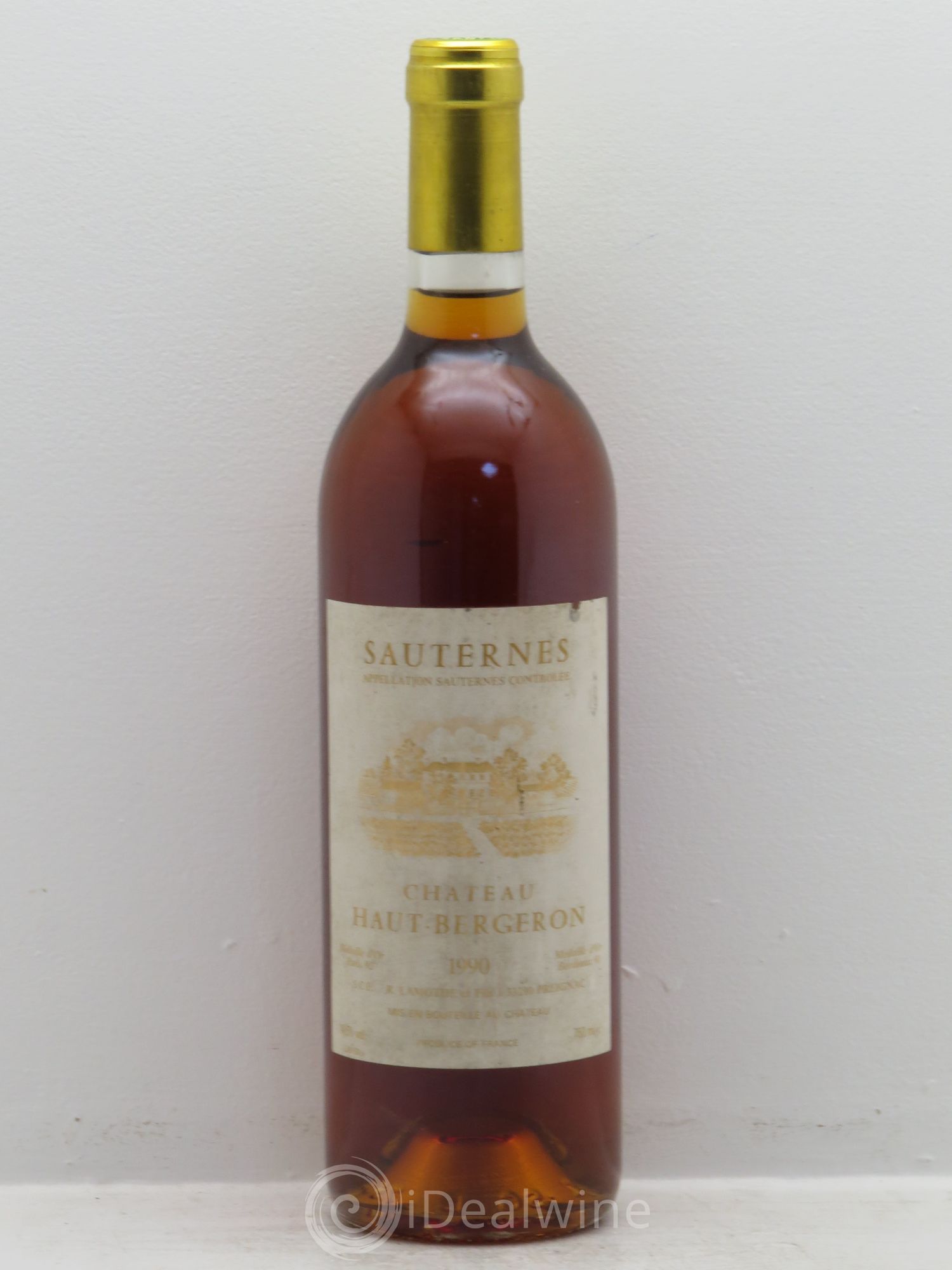 Château Haut-Bergeron 1990 - Lotto di 1 bottiglia - 0